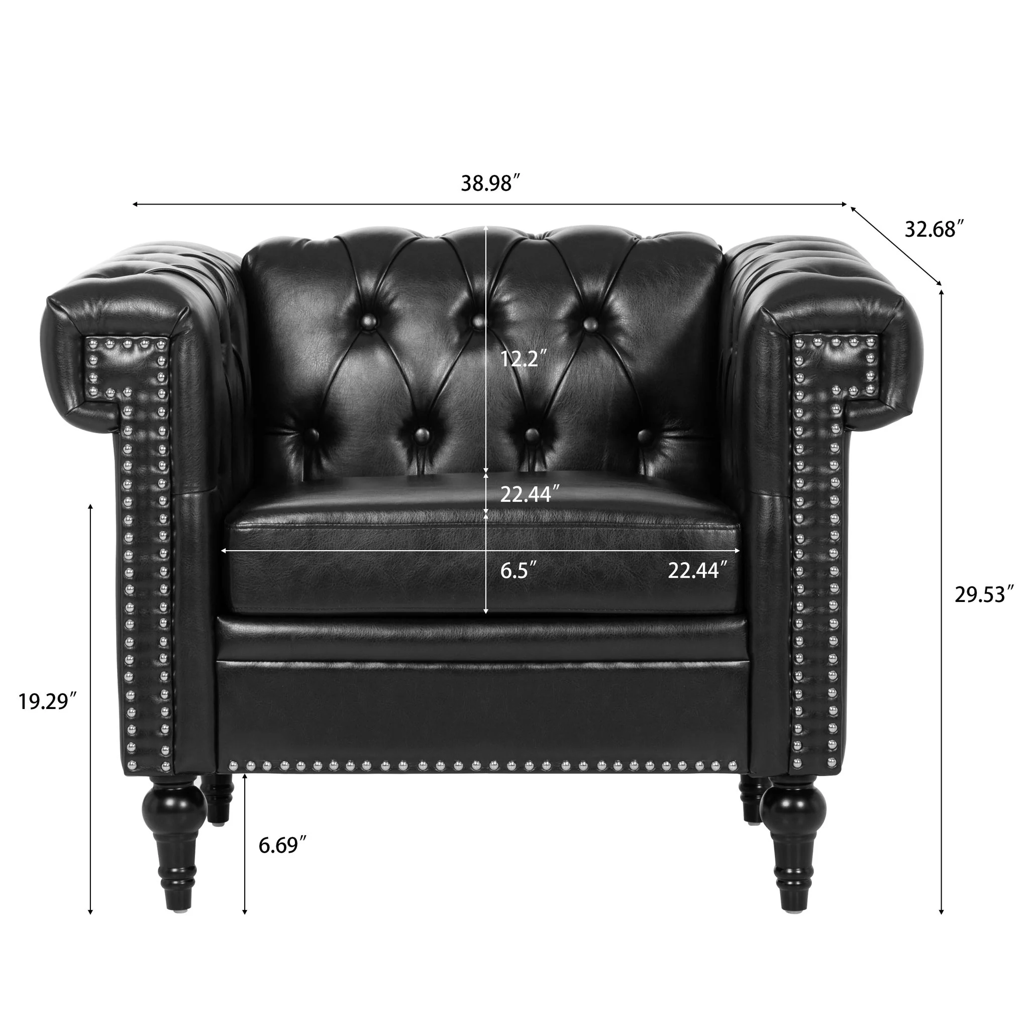 1 Seater Sofa Living Room - Image 5