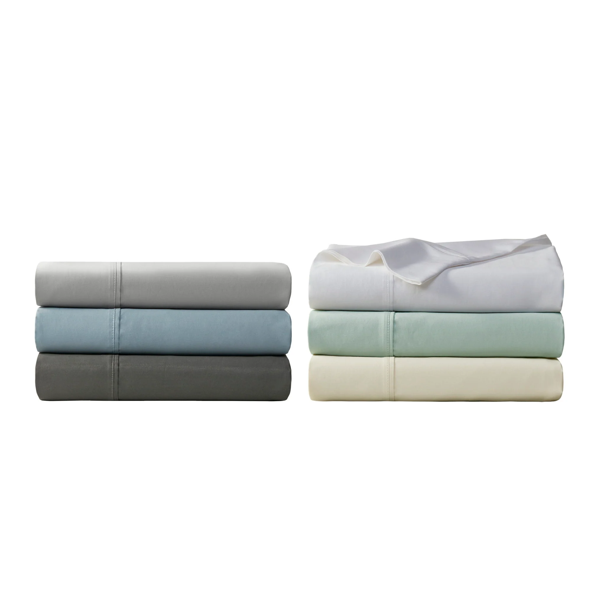 1000 Thread Count - King HeiQ Smart Temperature Cotton Blend 4 Piece Sheet Set - White - Image 4