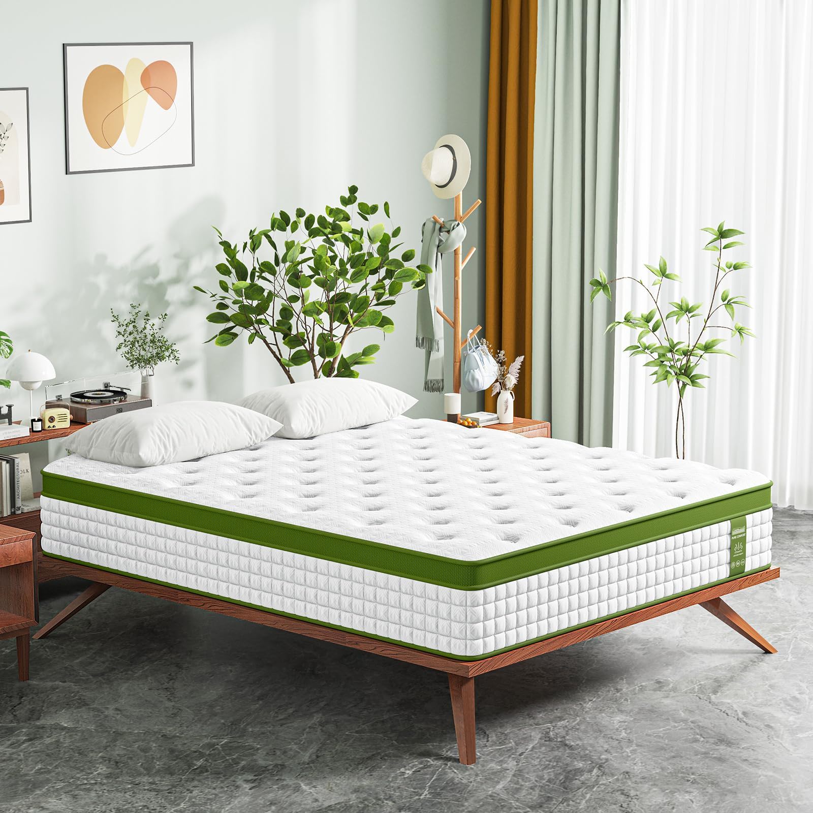 12" Hybrid Mattress With Gel Memory Foam & Pocket Springs - Image 4