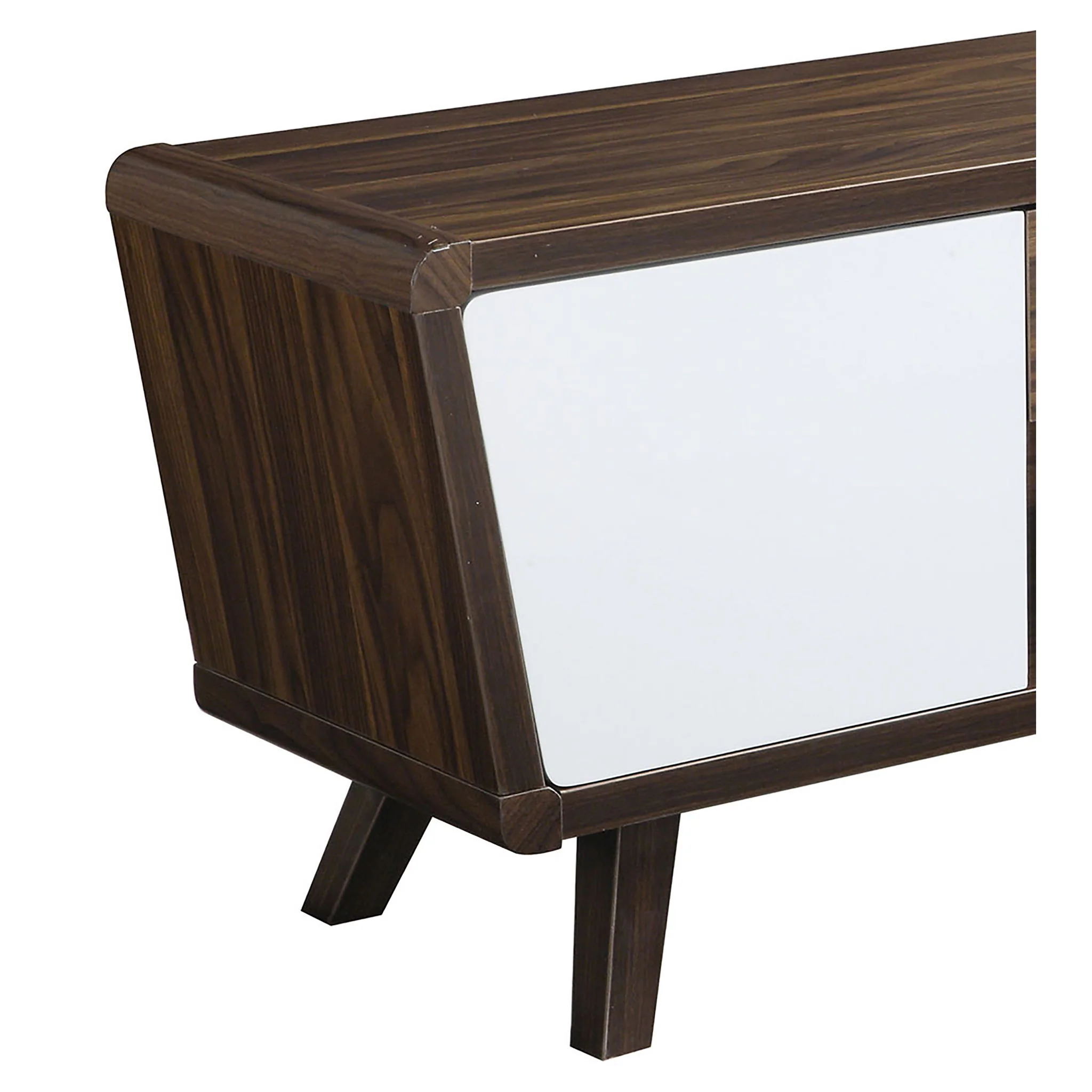 2 Door TV Console With Storage - Walnut - Image 3
