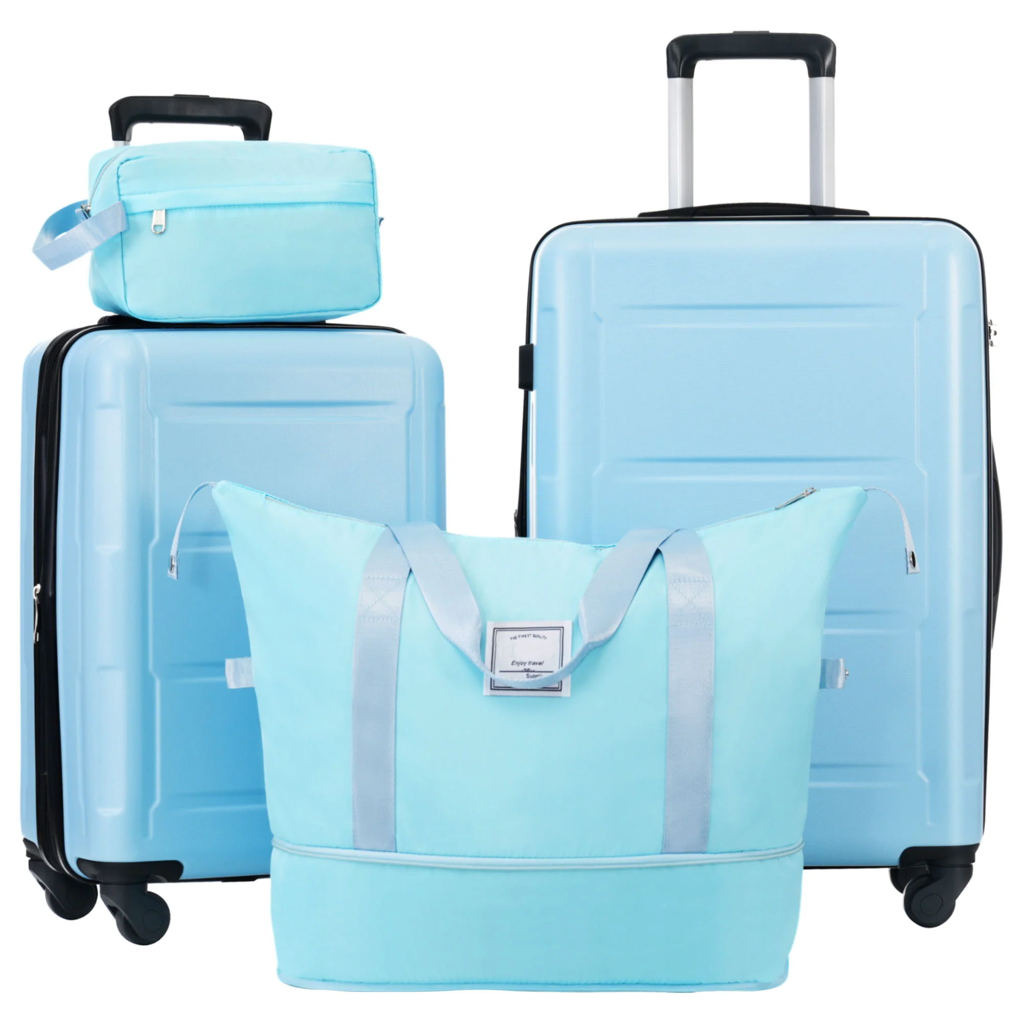 2 Piece Luggage Set With Bags Expanable Spinner Wheels ABS Lightweight Suitcase With Tsa Lock 20" / 24" - Image 3