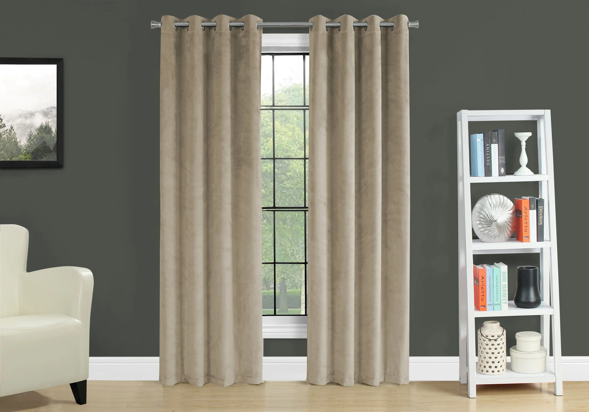 2 Pieces Set, Curtain Panel, Room Darkening, Grommet - Image 17