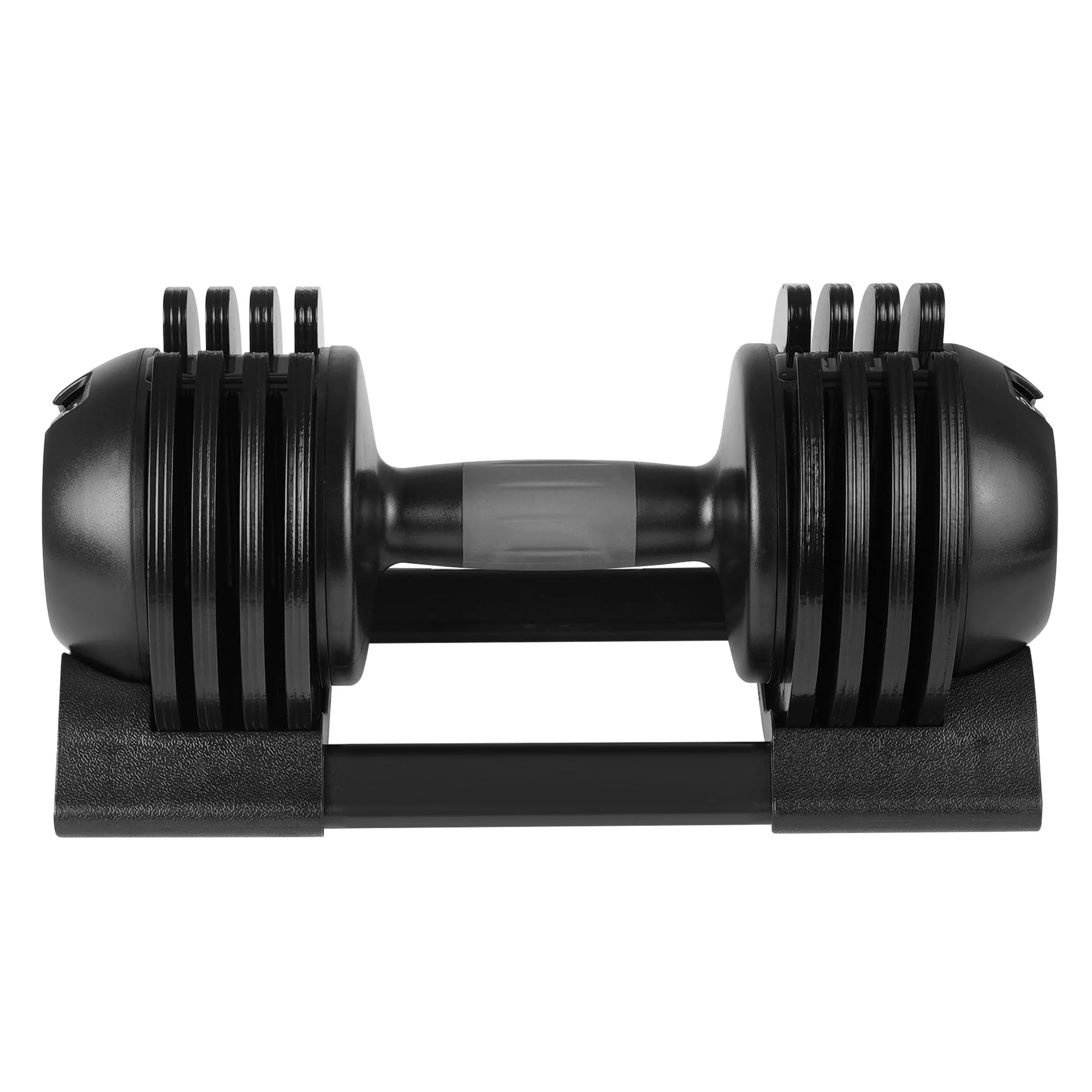 22Lbs Adjustable Dumbbell Steel And Plastic - Black - Image 2
