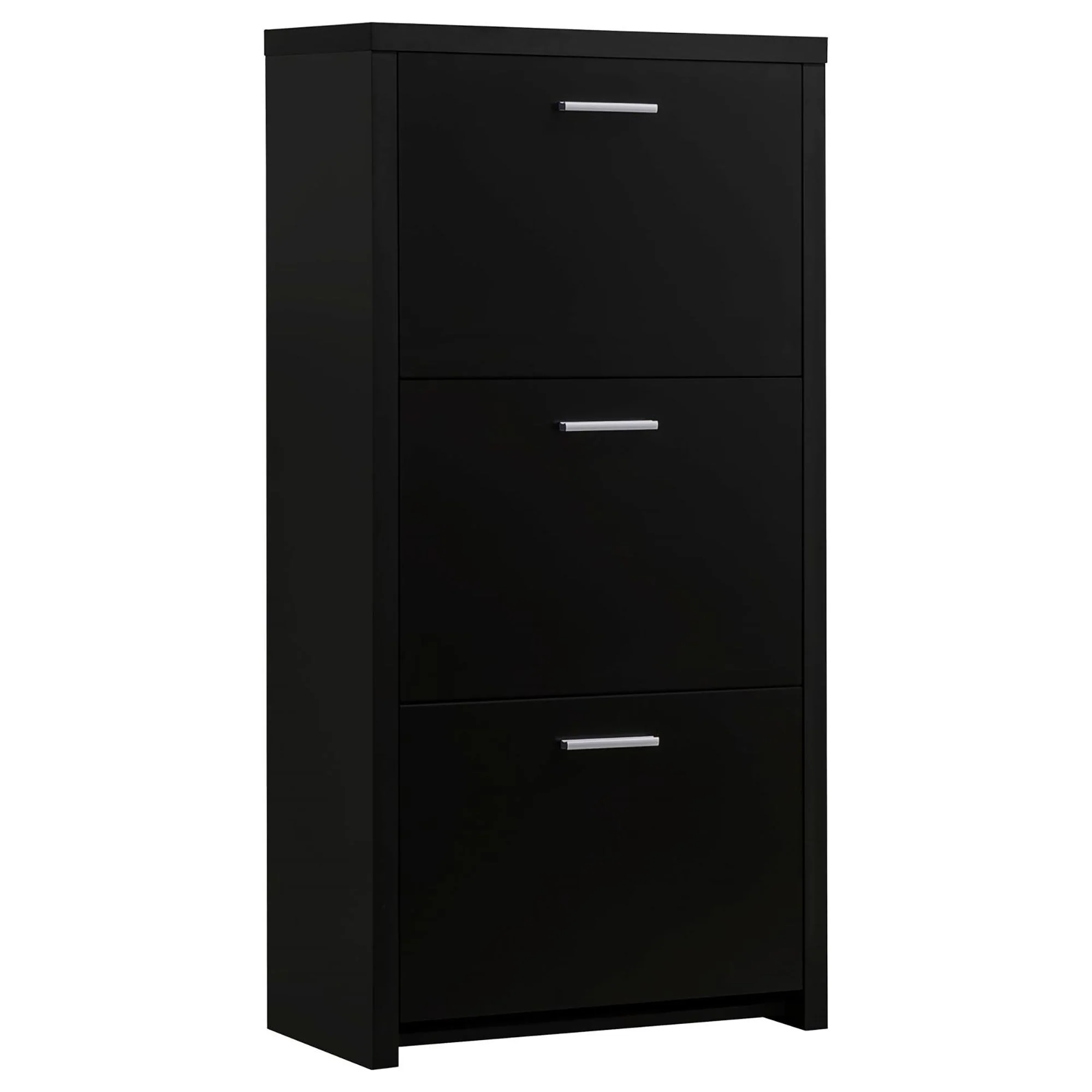 3 Drawer Shoe Rack - Black