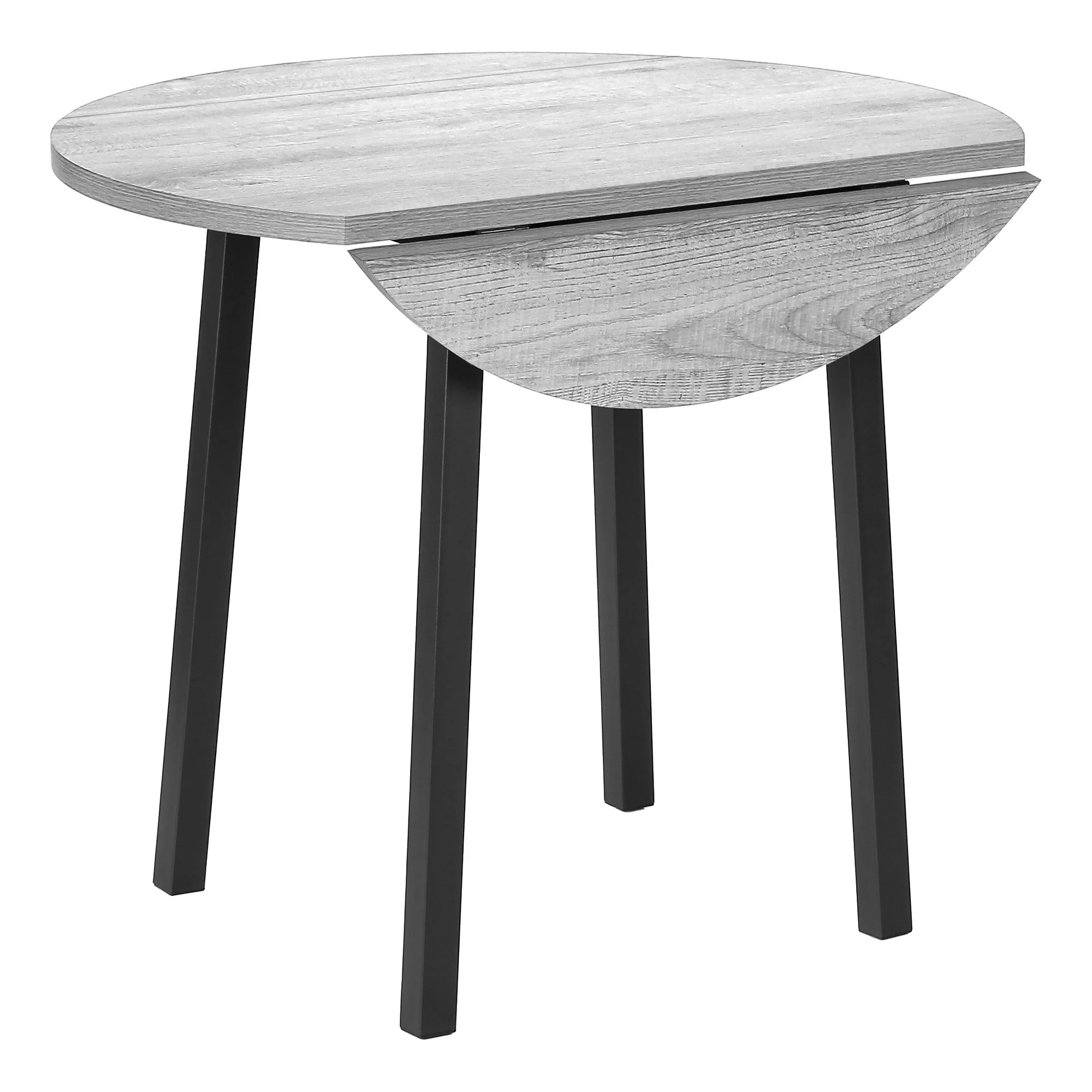 3 Pieces Dining Table Set, Small, Drop Leaf, Contemporary & Modern - Image 10