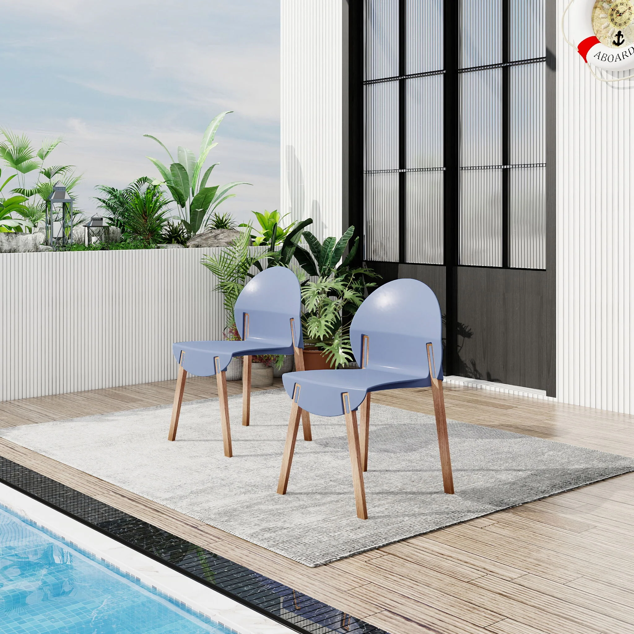 4 Piece Set Of Single Chairs With A Design Combining Modern And Traditional Elements - Image 10