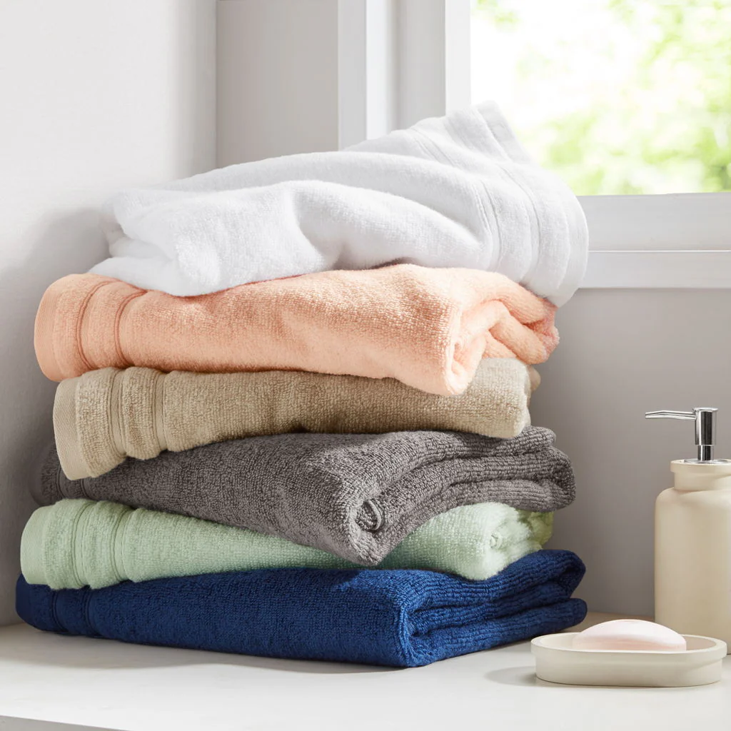 400GSM Essential Bundle Quick Dry 6 Piece Towel Set - Gray - Image 2