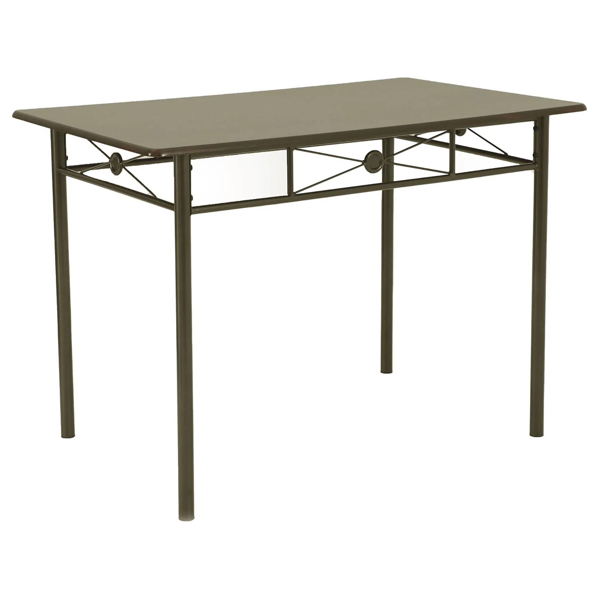 5 Piece Rectangle Dining Set With Tubing Base - Image 7