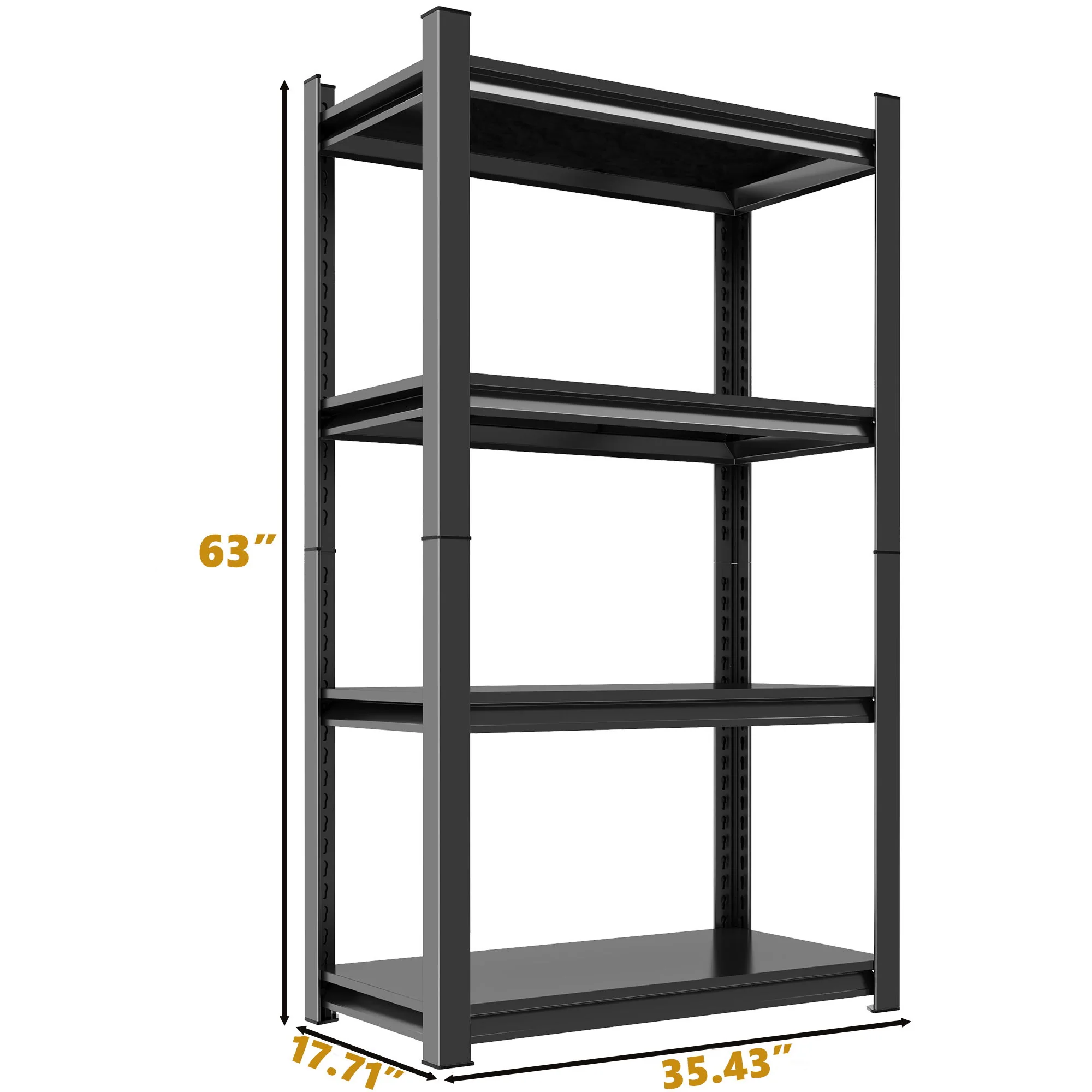 5 Tier Heavy Duty Shelving Unit Adjustable Shelving Units - Image 7
