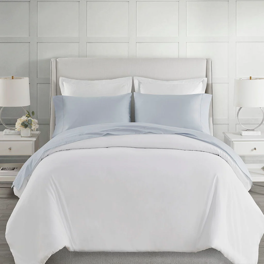 500 Thread Count Egyptian Cotton - King Deep Pocket Sheet Set - Gray - Image 4