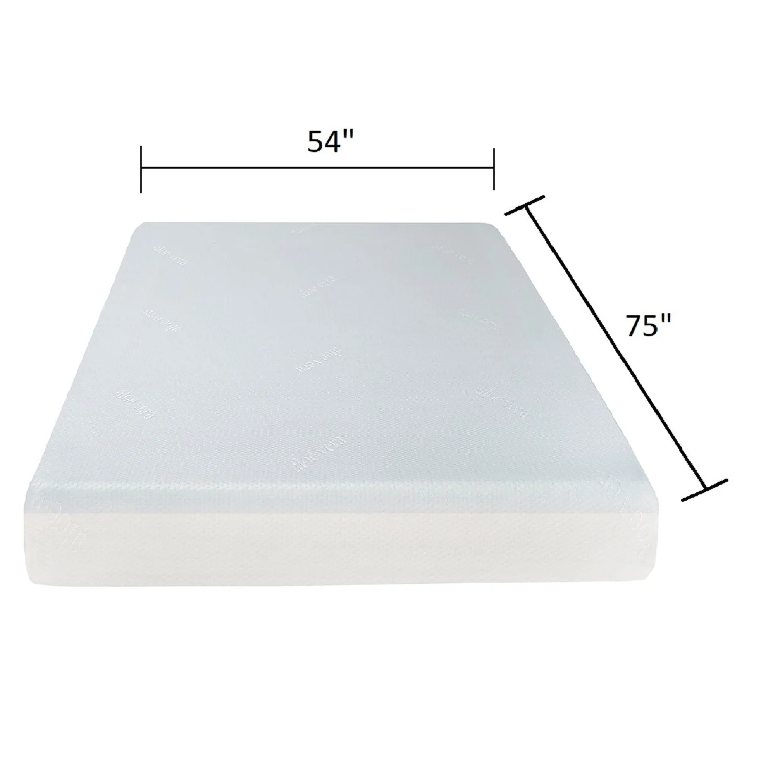 6" Firm Full Size Gel Memory Foam Mattress With Cooling Technology - White - Image 4