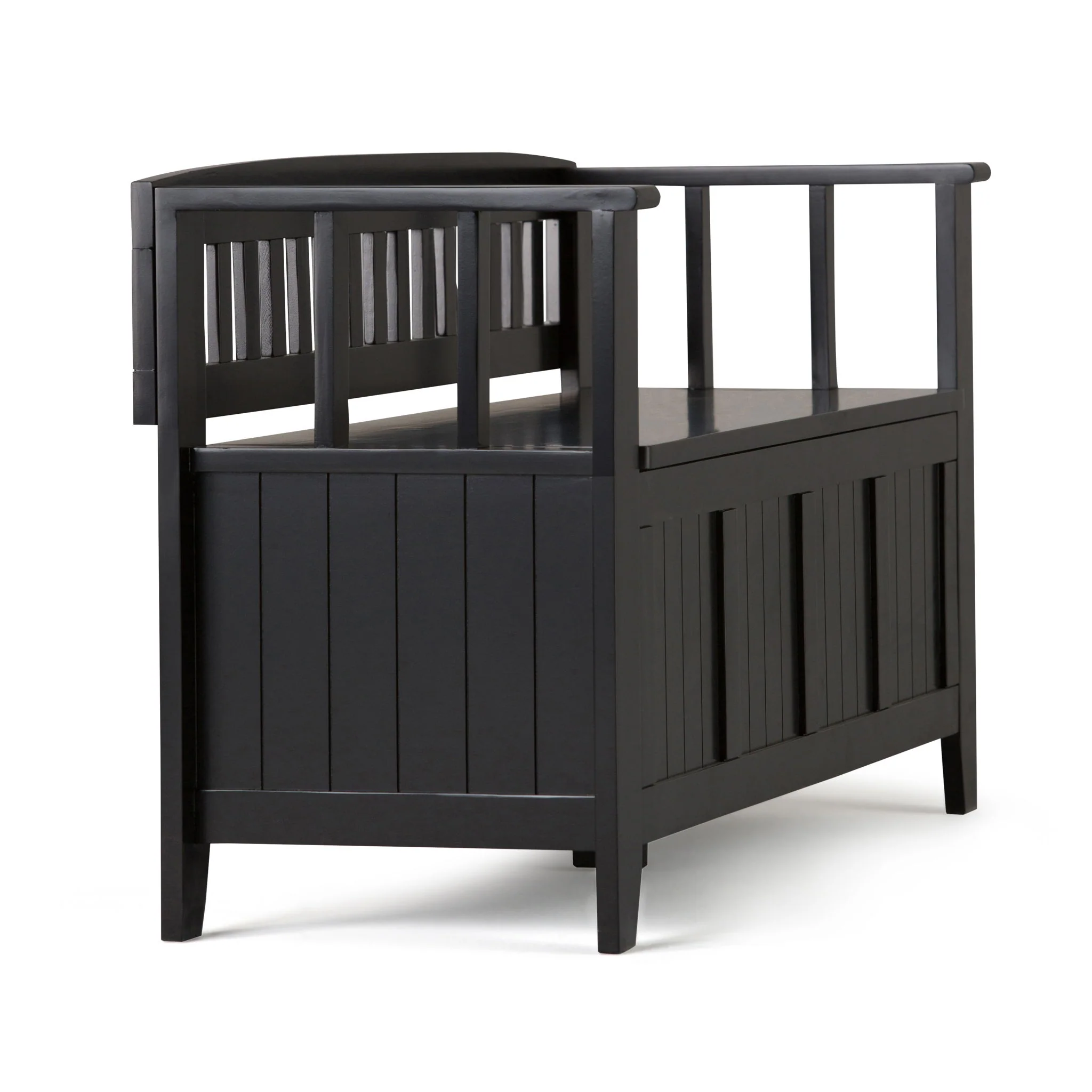 Acadian - Entryway Storage Bench, Handcrafted - Image 24
