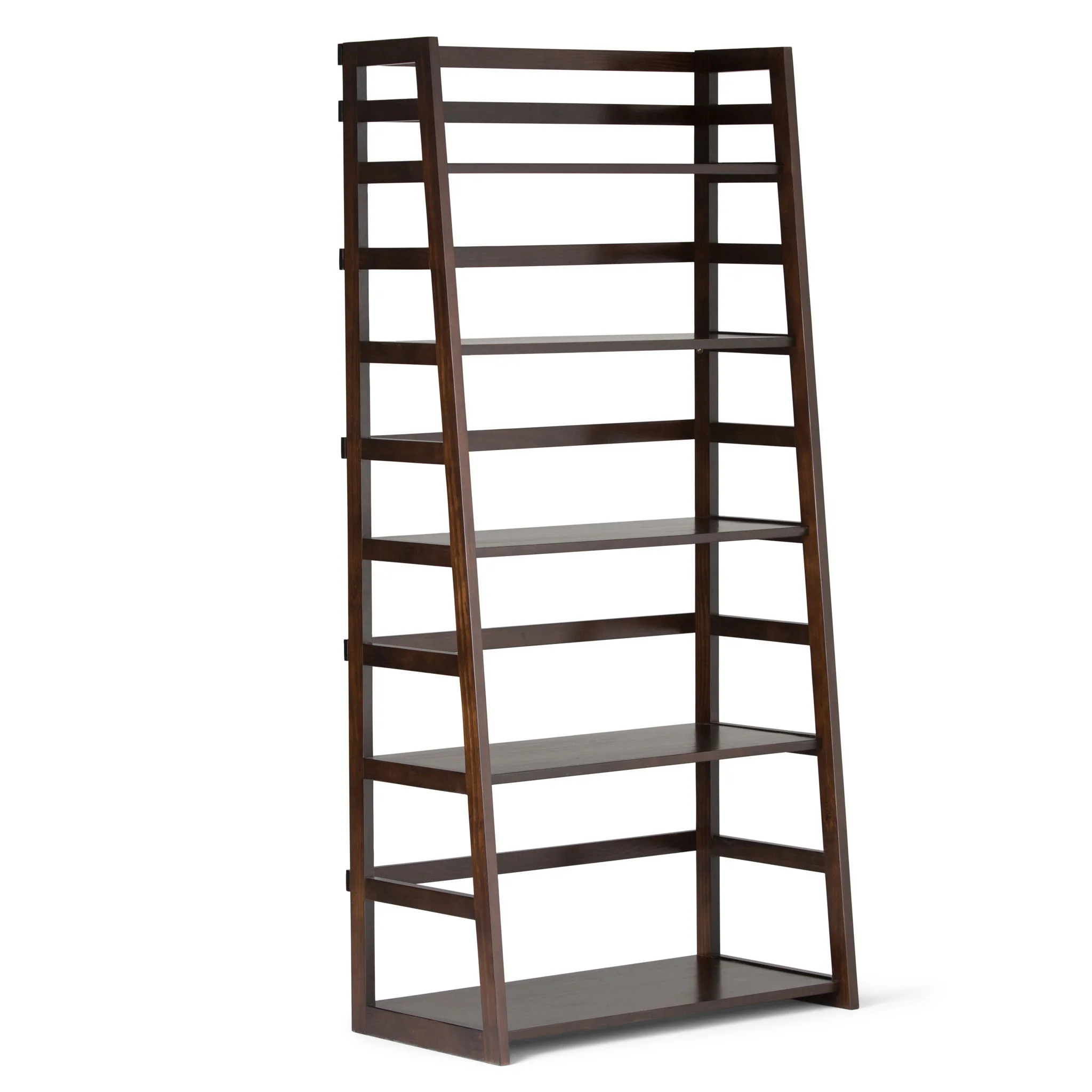 Acadian - Handcrafted Ladder Shelf Bookcase - Image 2