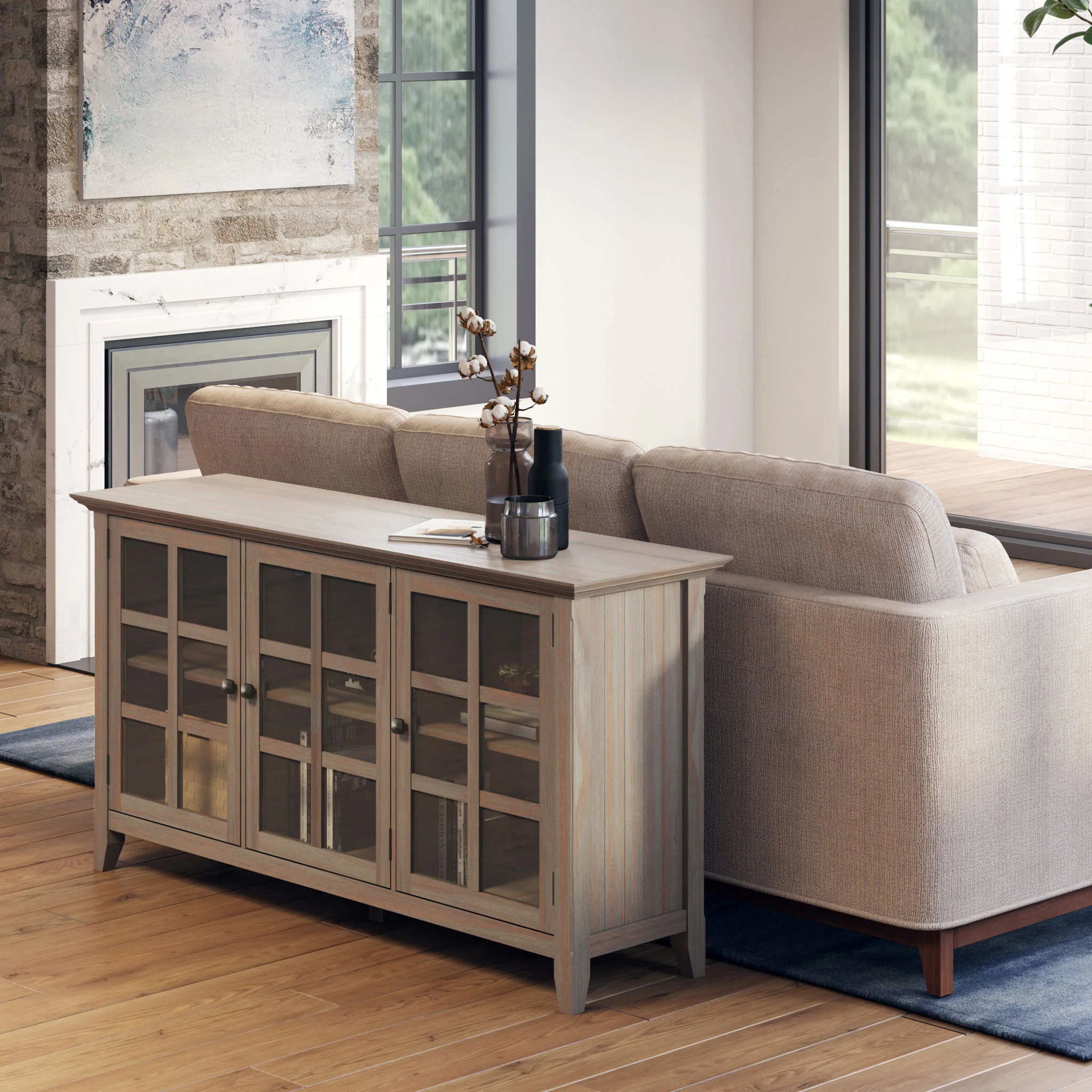 Acadian - Wide Storage Cabinet Handcrafted - Image 5