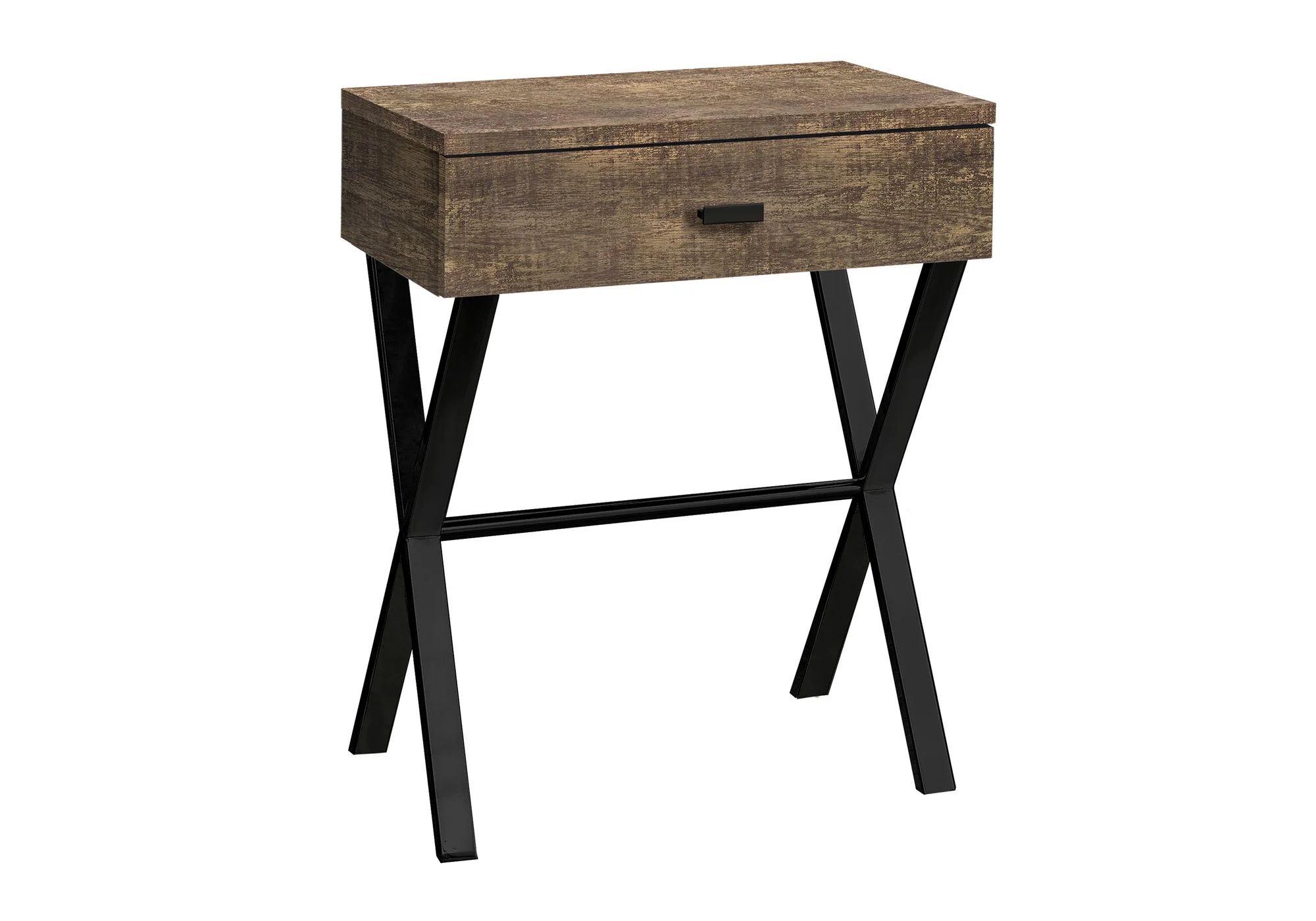 Accent Side X Table, Storage Drawer, Contemporary & Modern - Image 8