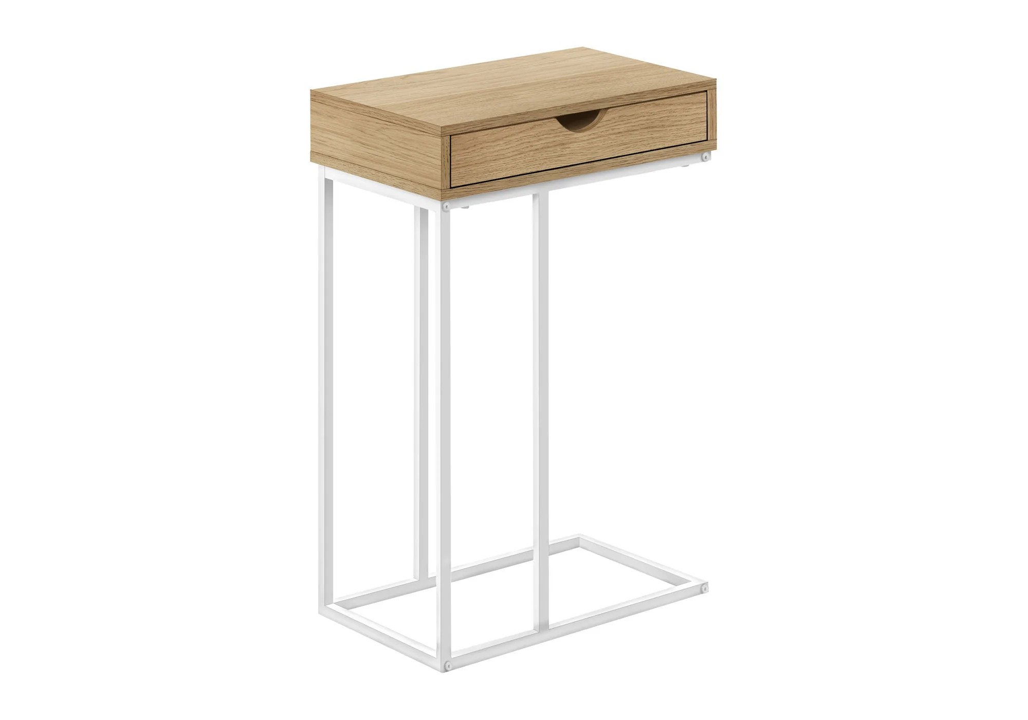 Accent Table, C - Shaped Contemporary & Modern Design - Image 7