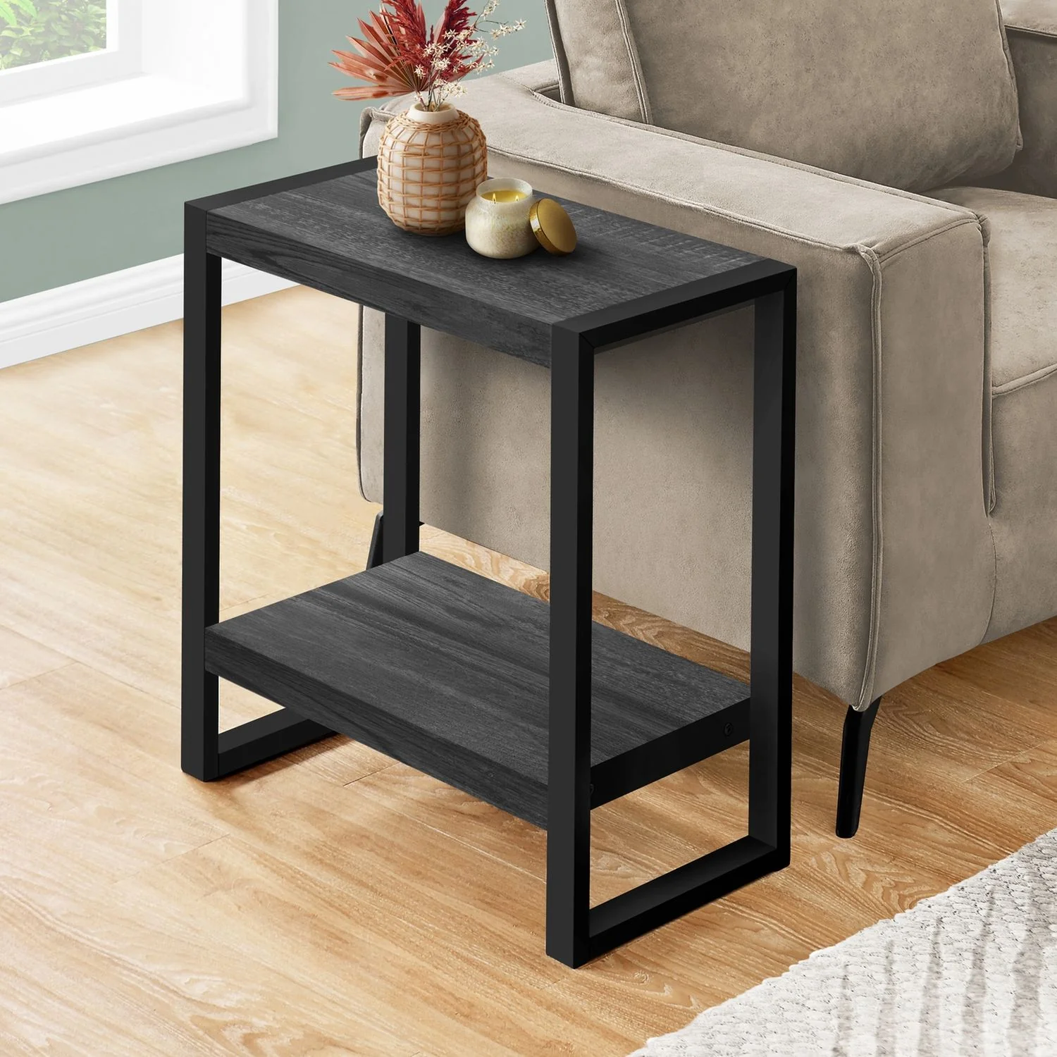 Accent Table, Side Industrial Flexible Placement - Image 6