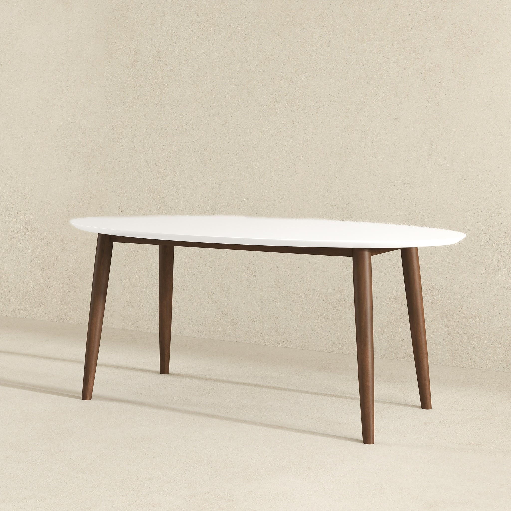 Ada - Mid-Century Modern Style Oval Dining Table - Image 6