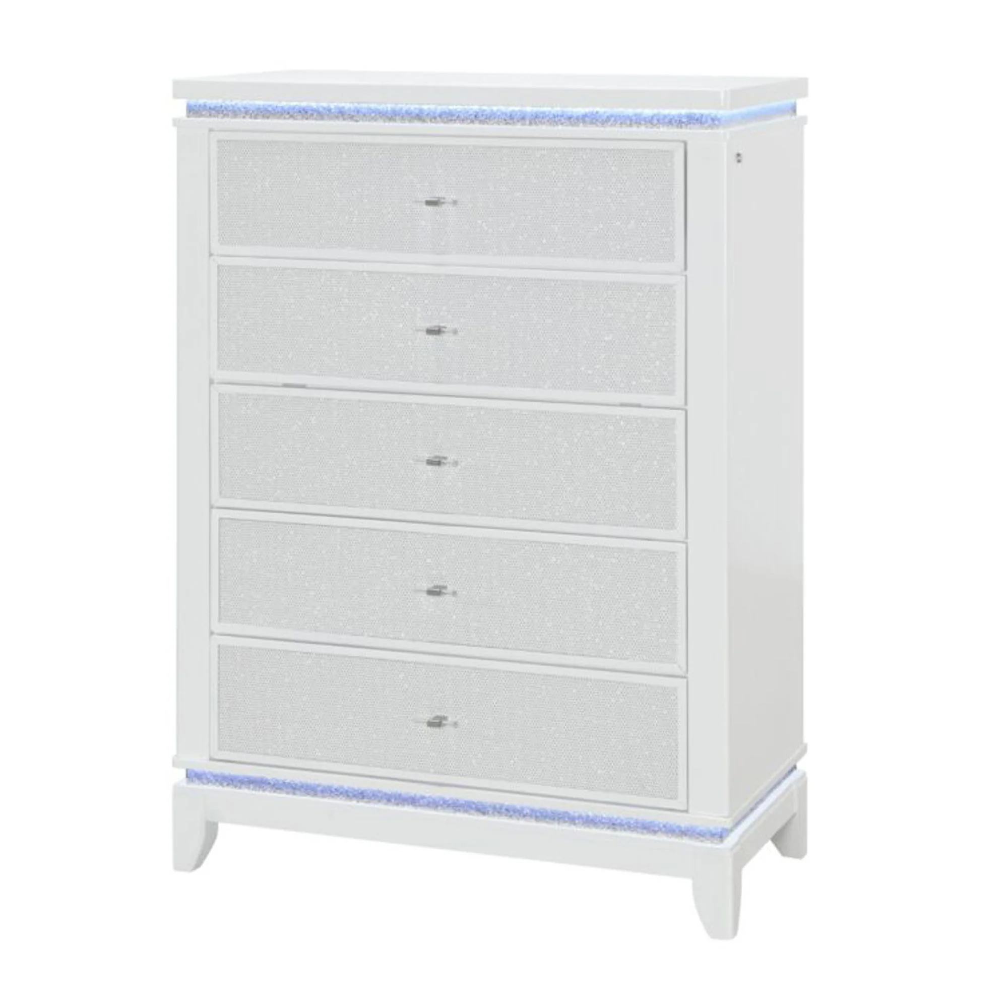Adalid - Chest With LED Lighting - White - Image 2