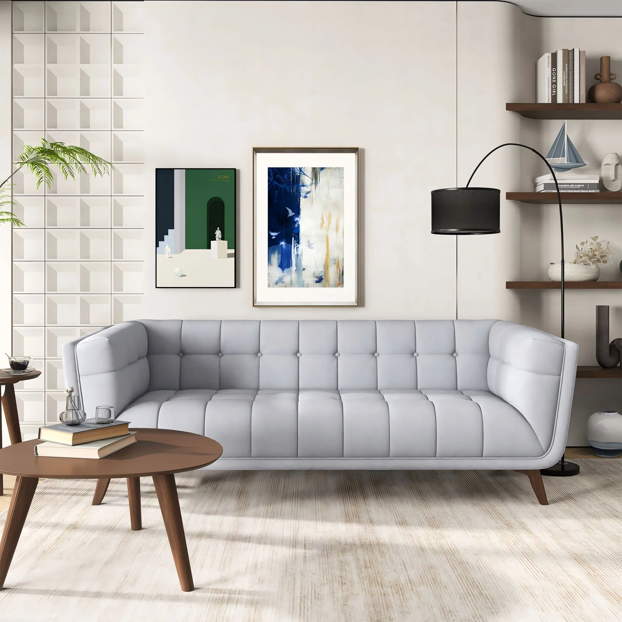Addison - Mid-Century Modern Design Tufted Sofa - Image 11