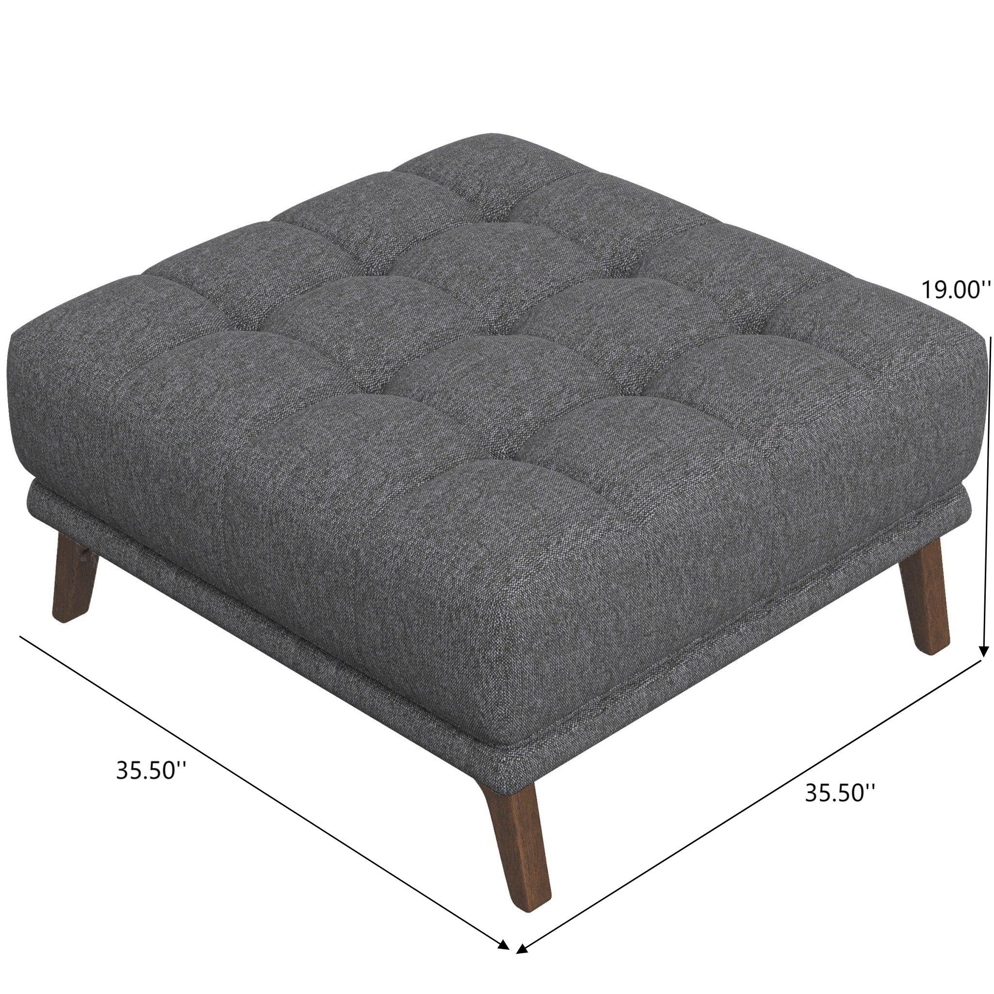 Addison - Square Upholstered Ottoman - Image 3