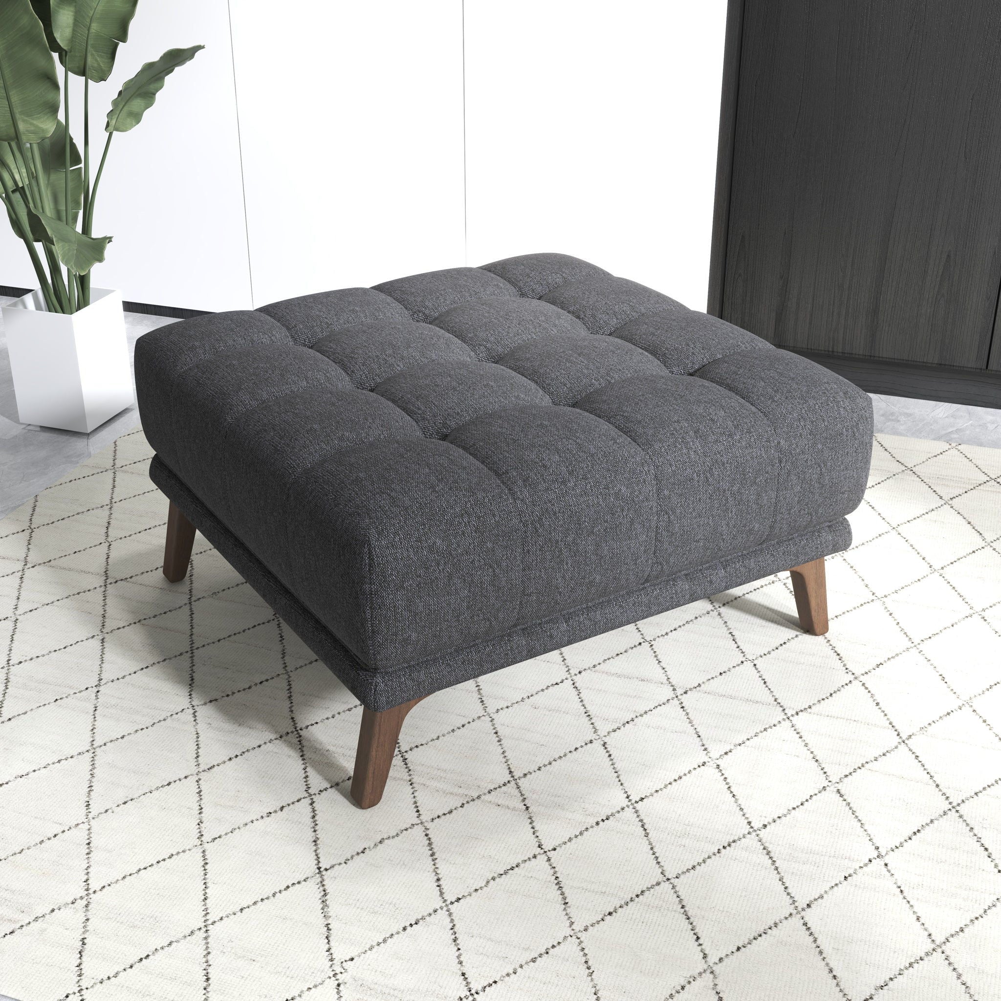 Addison - Square Upholstered Ottoman - Image 4