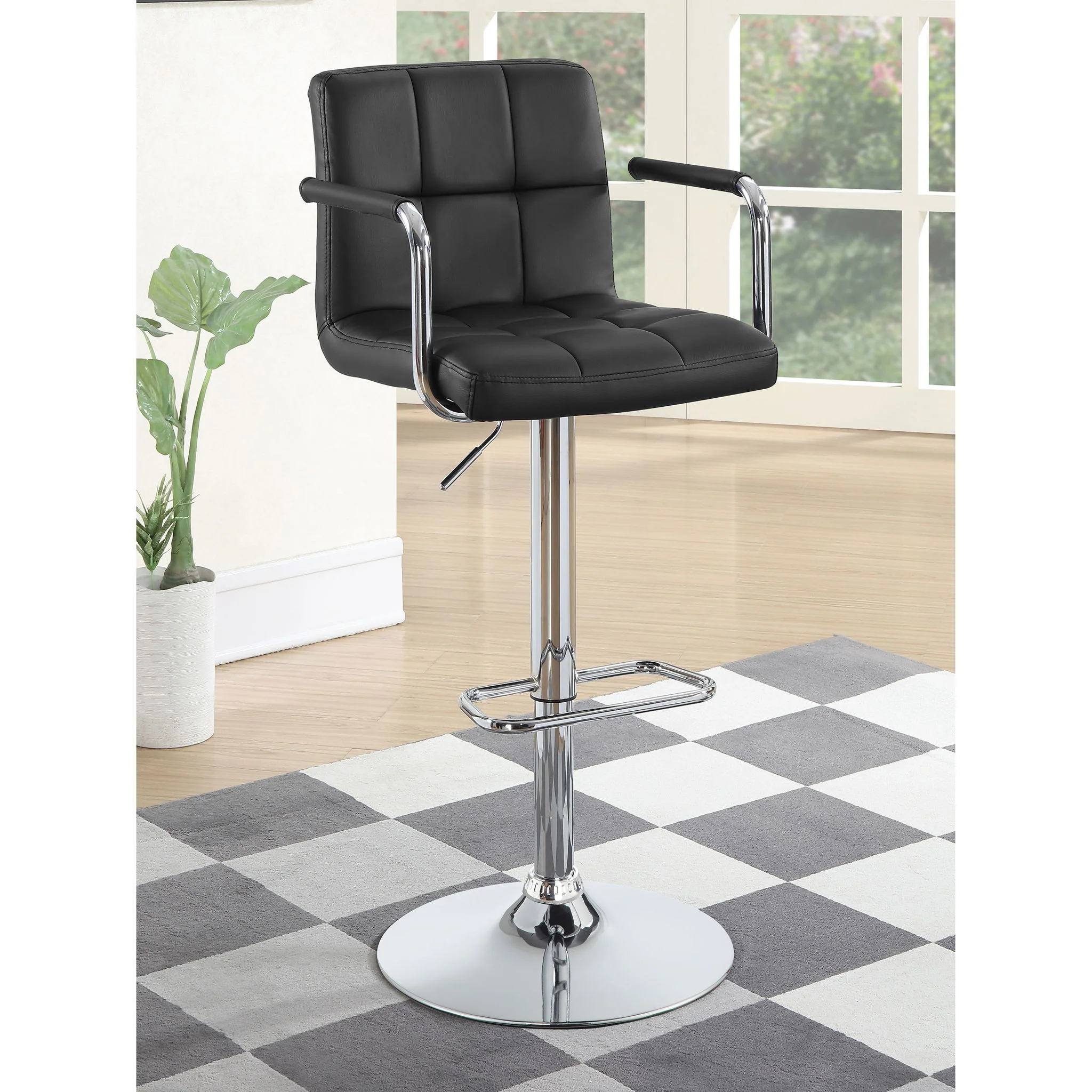 Adjustable Bar Stool With Hydraulic Height Adjustment - Image 6