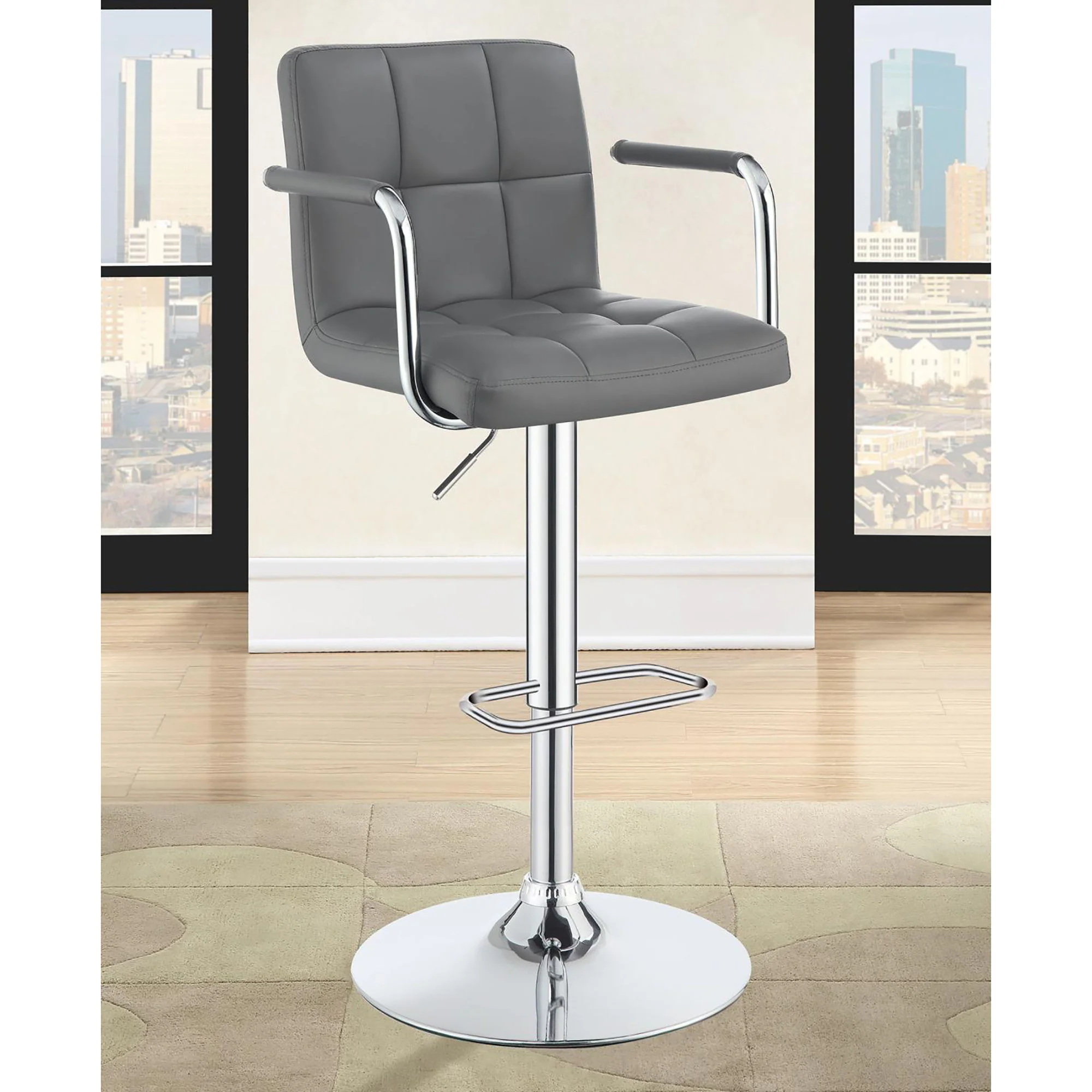 Adjustable Bar Stool With Hydraulic Height Adjustment - Image 8