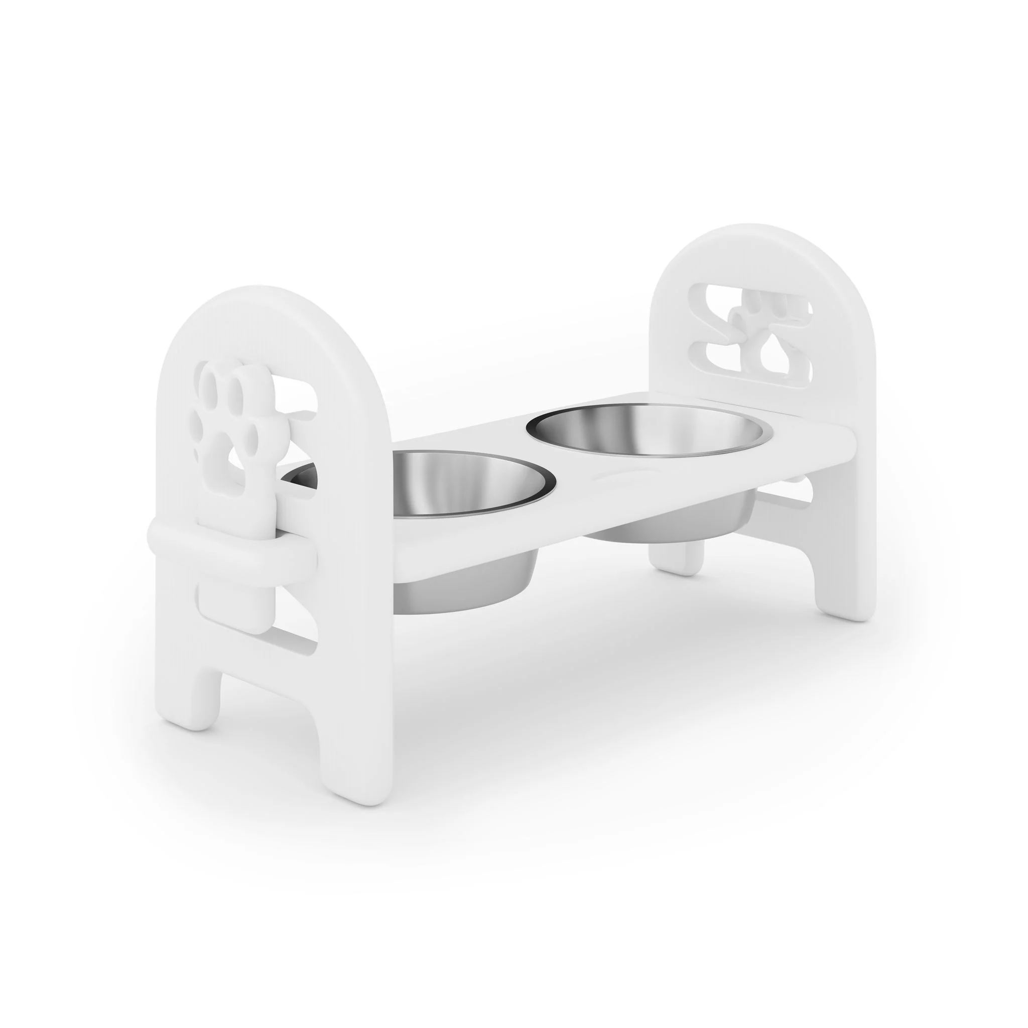 Adjustable Pet Bowl Travel Ready HDPE Durable Poly Lumber Recycled - Image 2