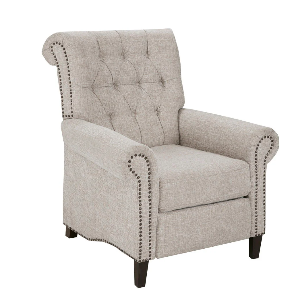 Aidan - Push Back Recliner - Cream - Image 3