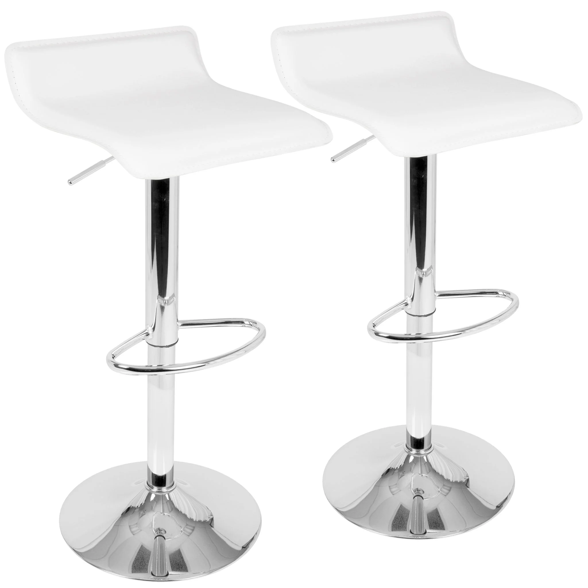 Ale - Contemporary Adjustable Barstool (Set of 2) - Image 2