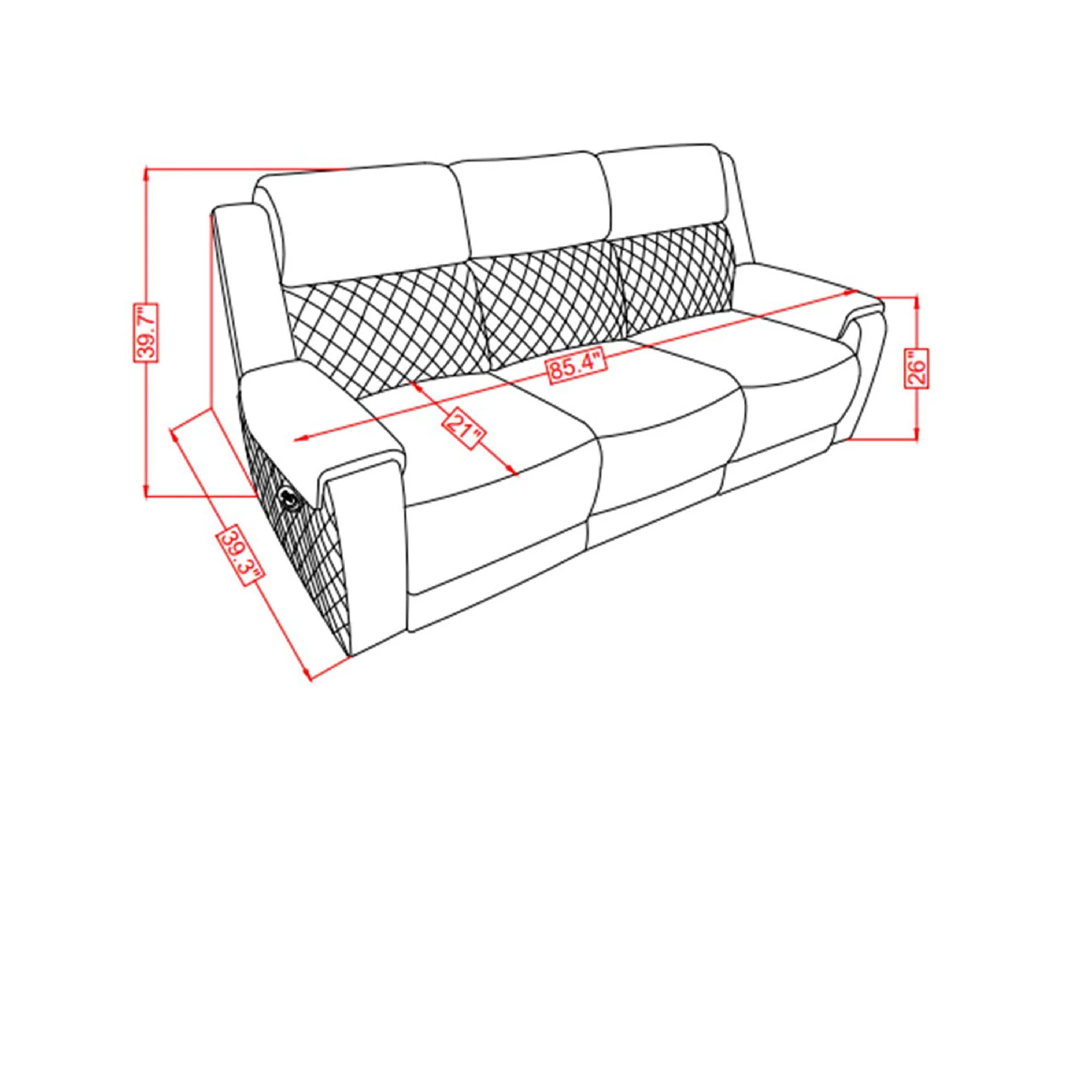 Alicia - Traditional Reclining Set - Image 2
