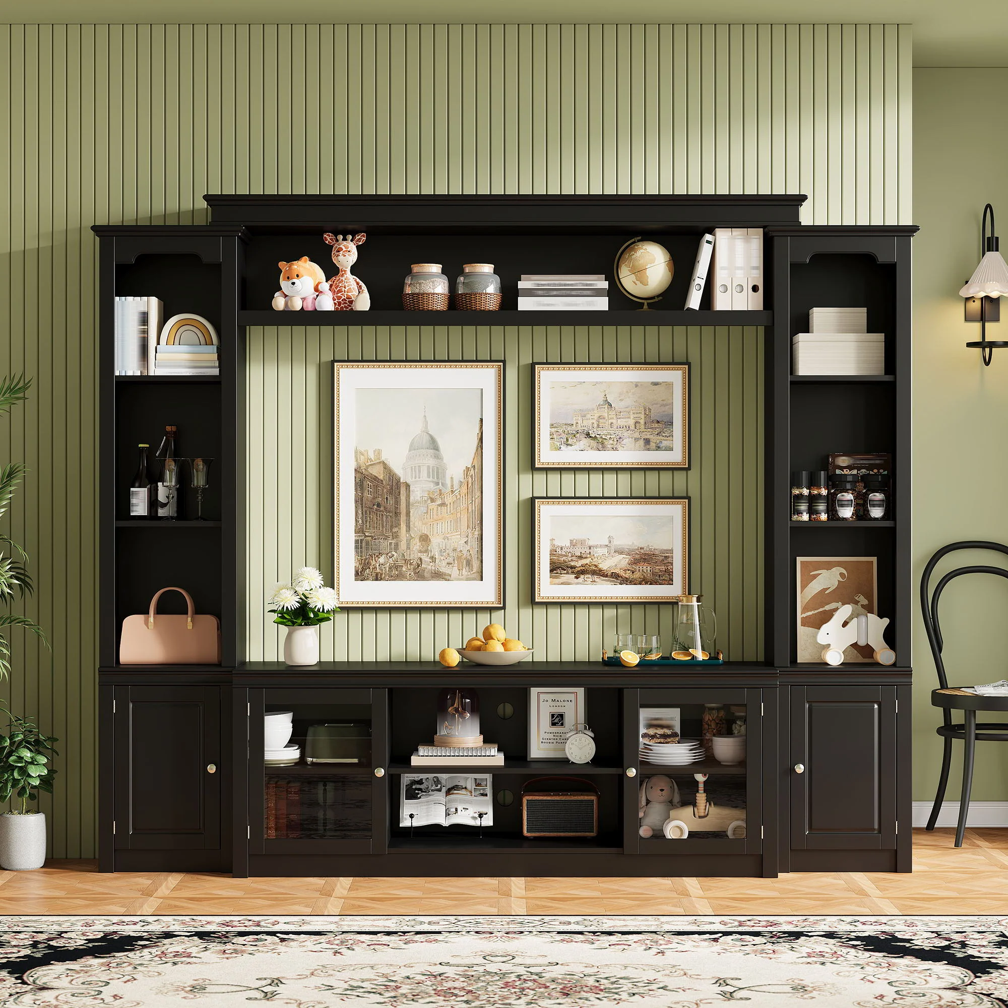 All-In-One TV Stand With Bookcase For TVs Up To 65" - Image 5
