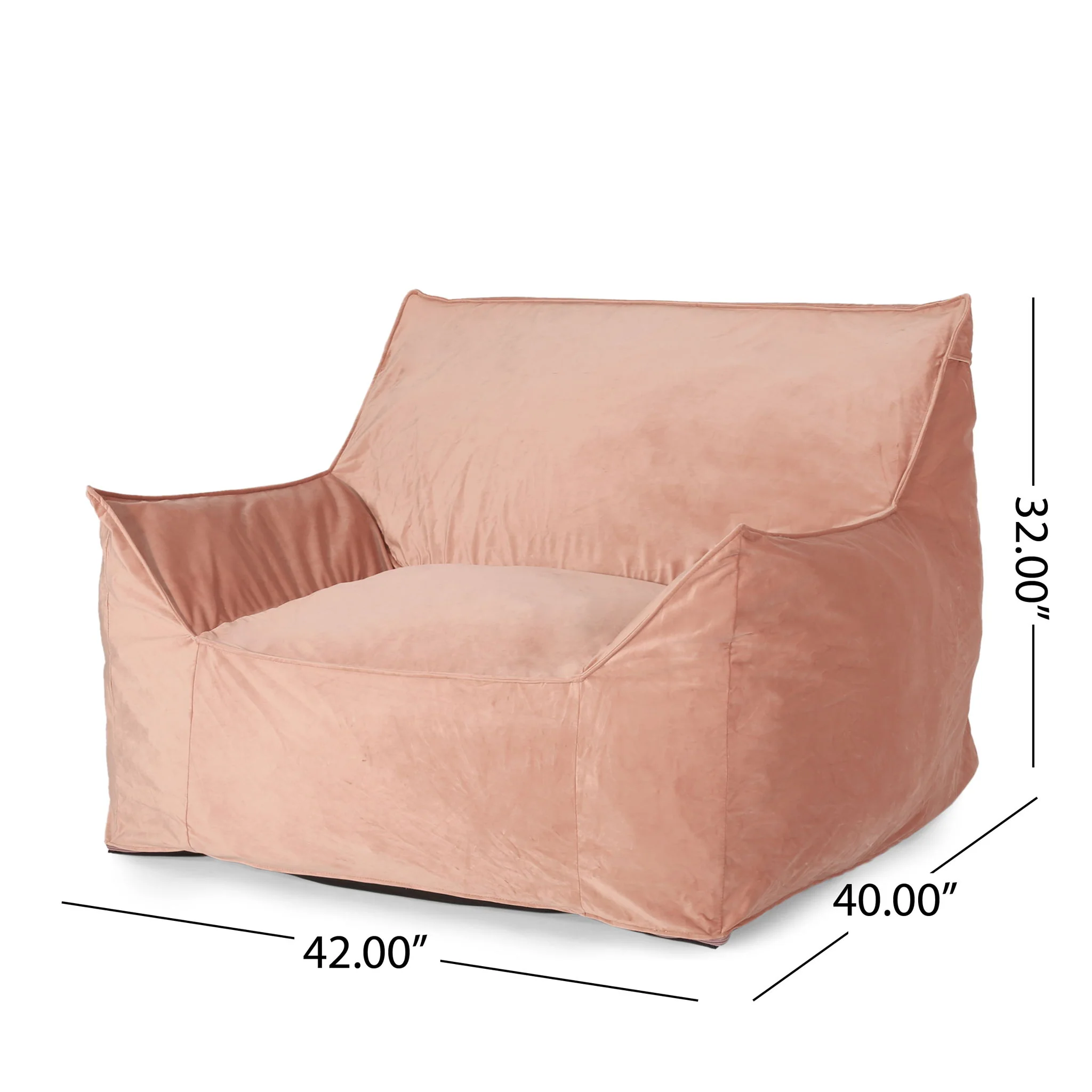 Allea - Bean Bag Chair With Armrests - Image 15