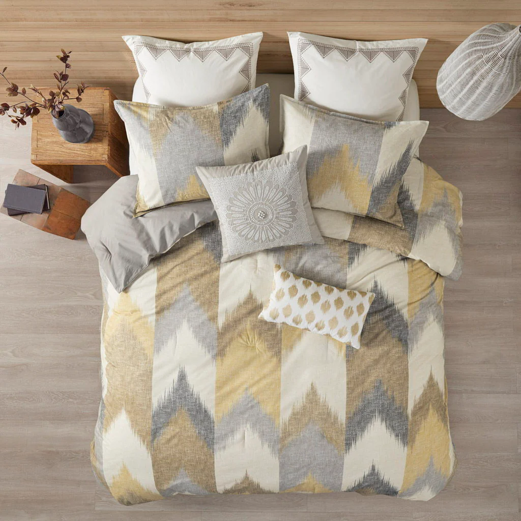 Alpine - 3 Piece Comforter Mini Set - Yellow - Image 3