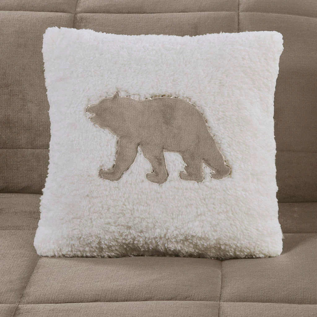 Alton - Down Alternative Comforter Set - Taupe / Ivory - Image 2