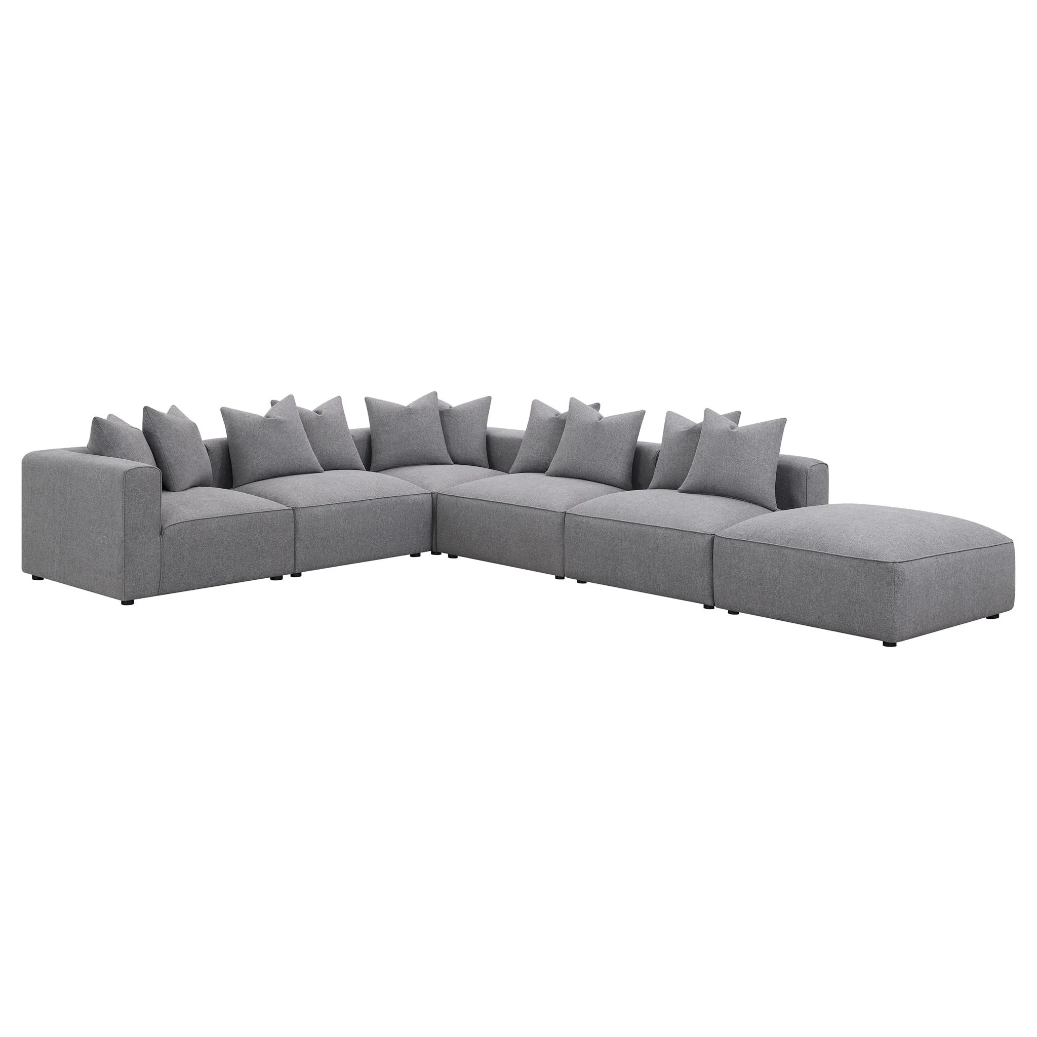 Amherst - Modular Sectional With Cushions - Gray - Image 3