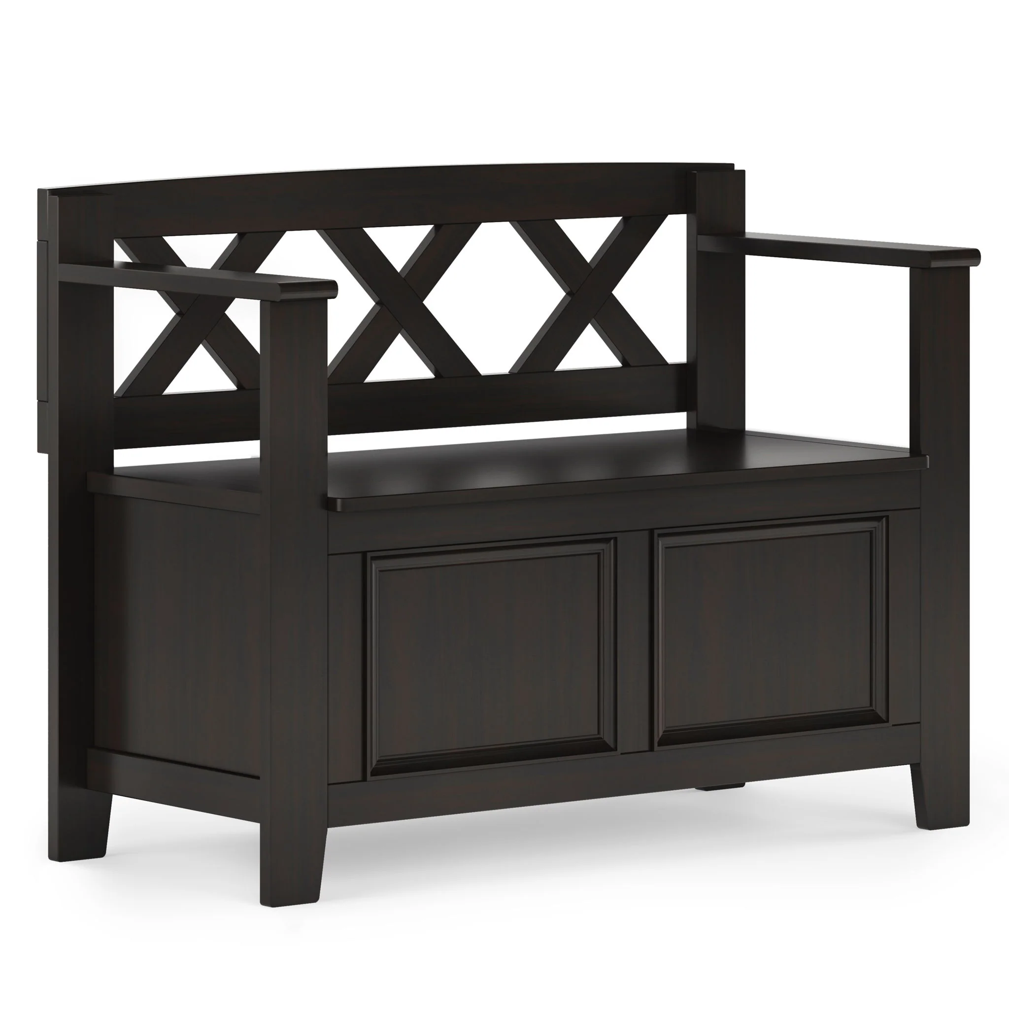 Amherst - Small Transitional Entryway Storage Bench - Image 3