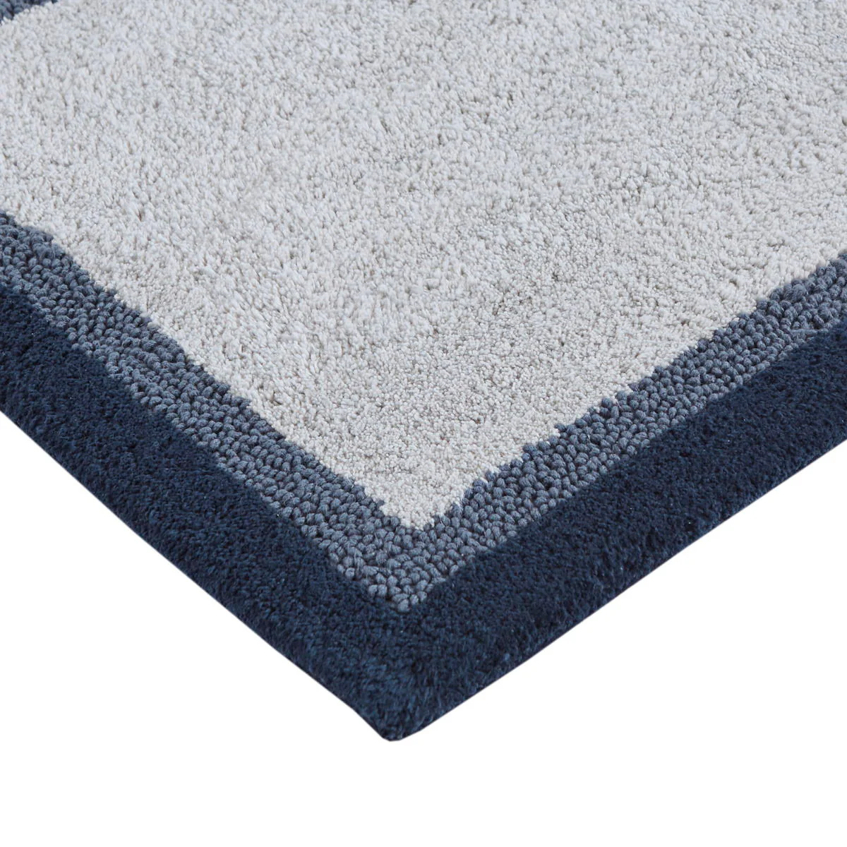 Amherst - 20" x 30" Tufted Bath Rug - Navy - Image 3