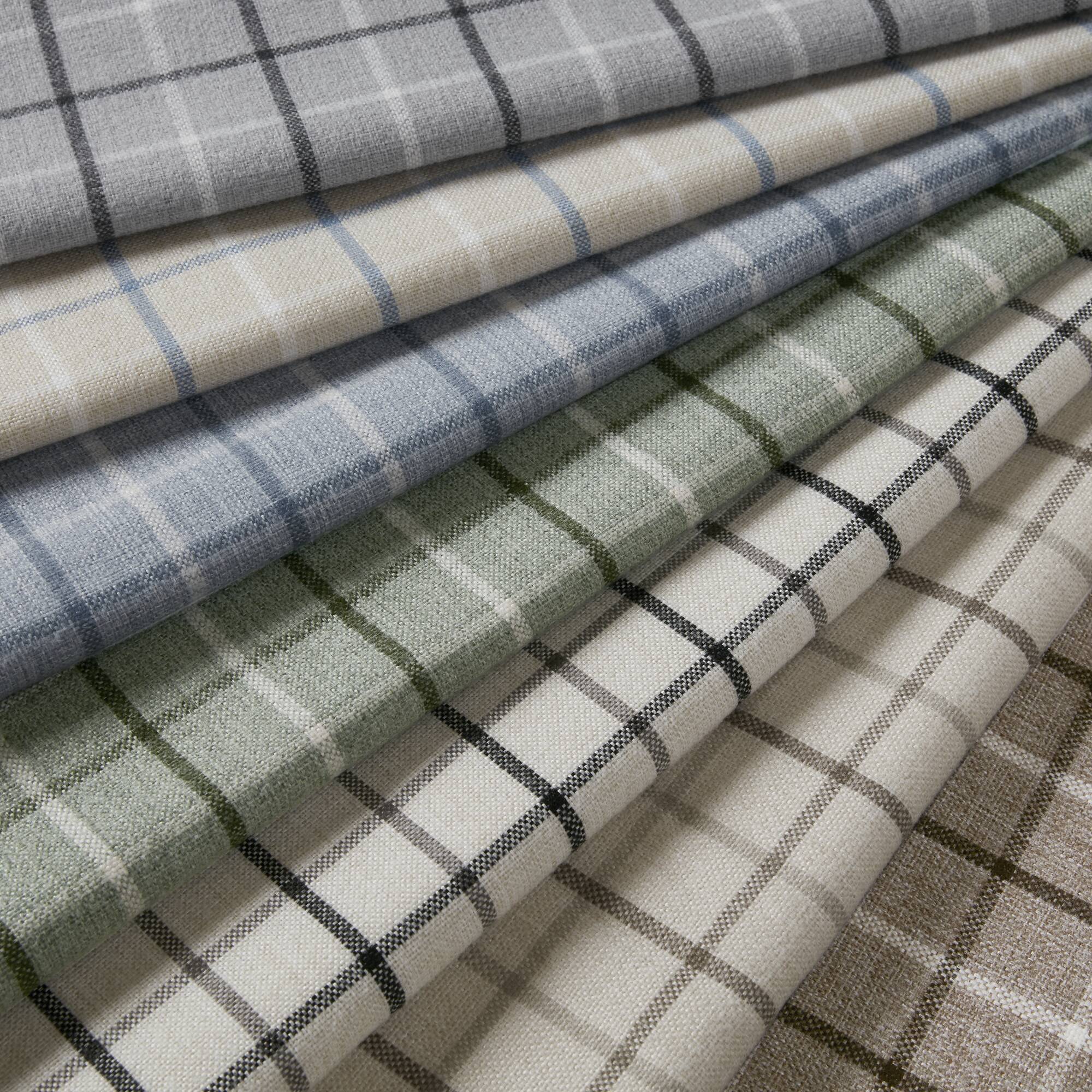 Anaheim - 50x95" Plaid Rod Pocket And Back Tab Curtain Panel With Fleece Lining - Black - Image 2