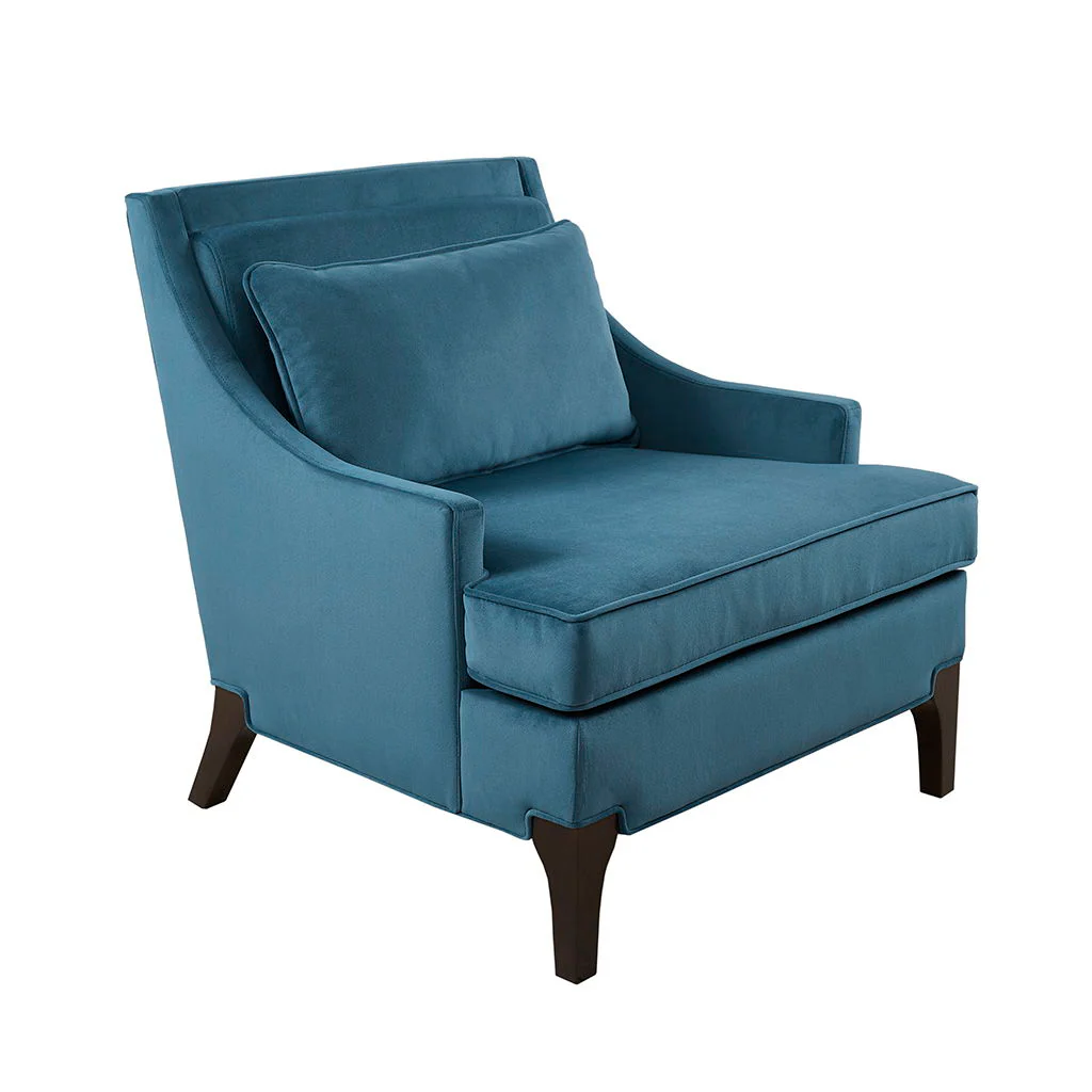 Anna - Arm Accent Chair - Blue - Image 4