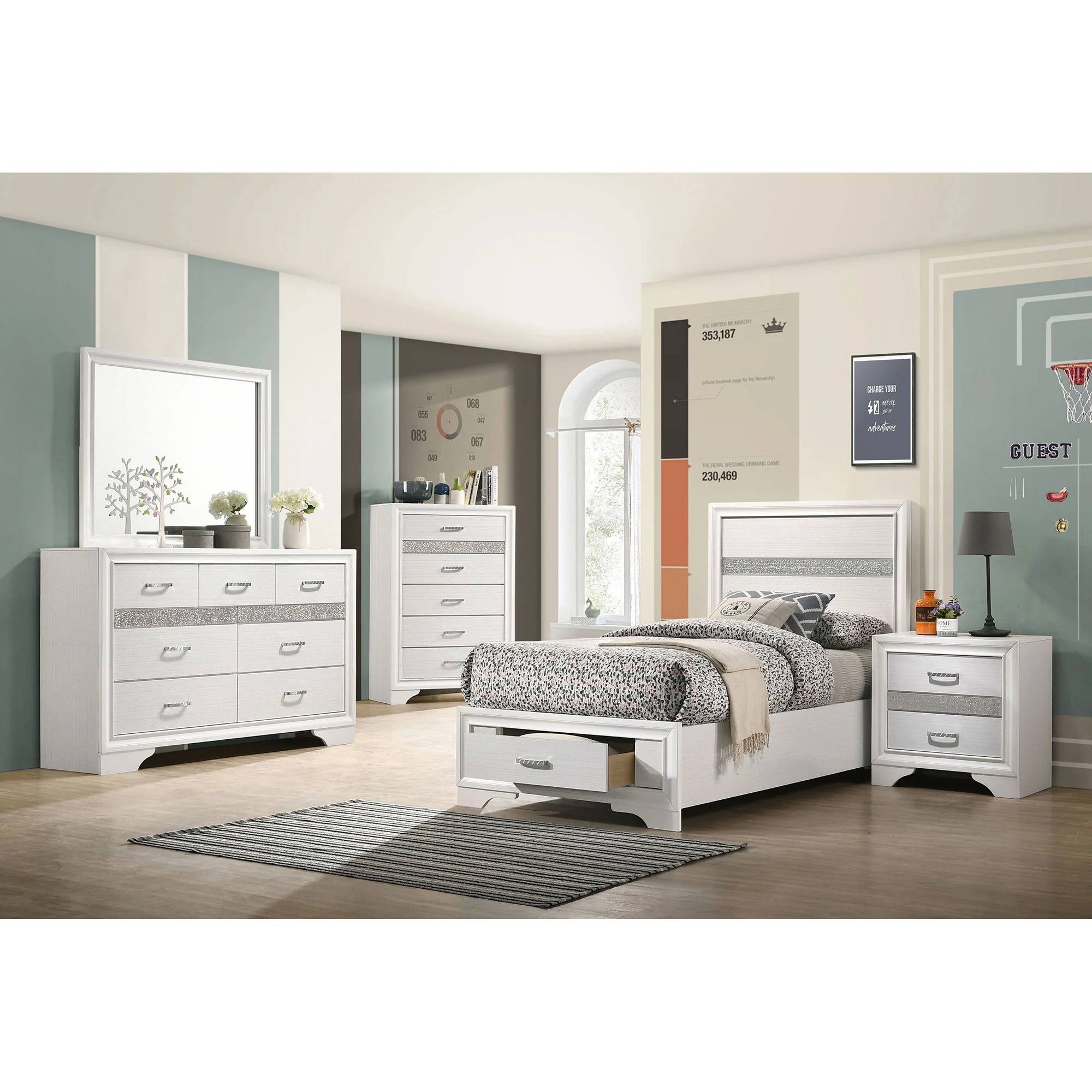 Annie - 5 Piece Bedroom Set - Image 27
