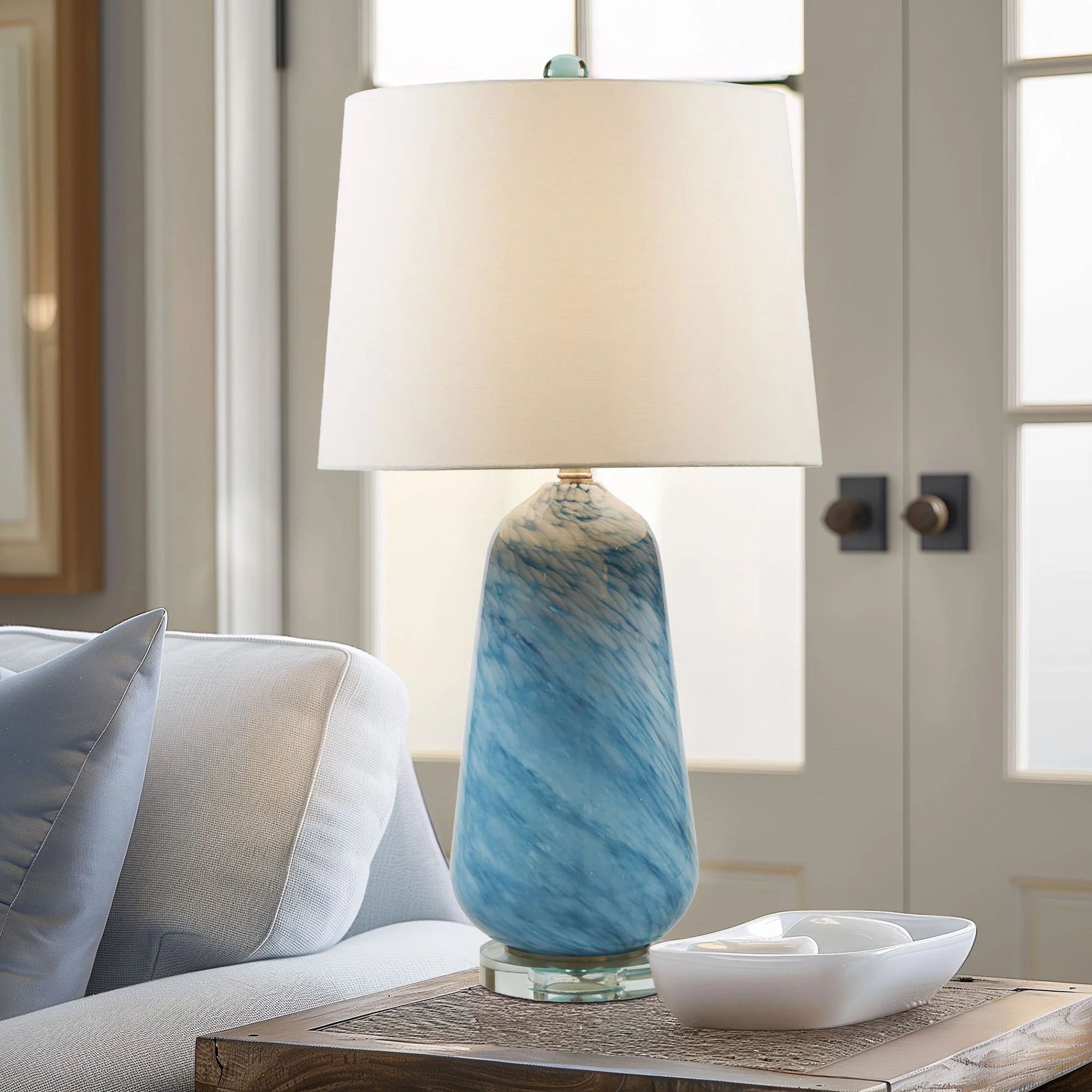 Aquaviva - Confetti Glass Table Lamp - Blue - Image 2