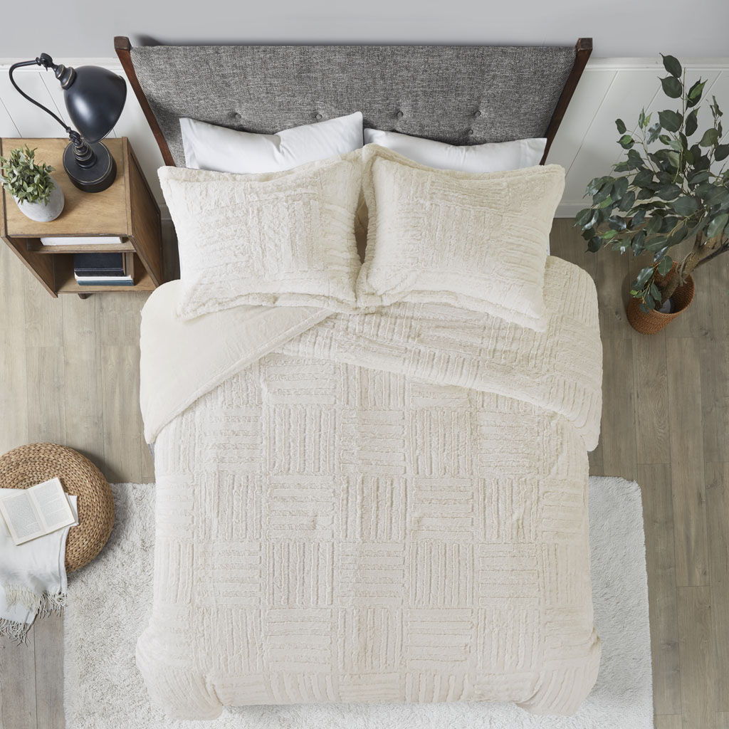 Arctic - Down Alternative Comforter Mini Set - Ivory - Image 3