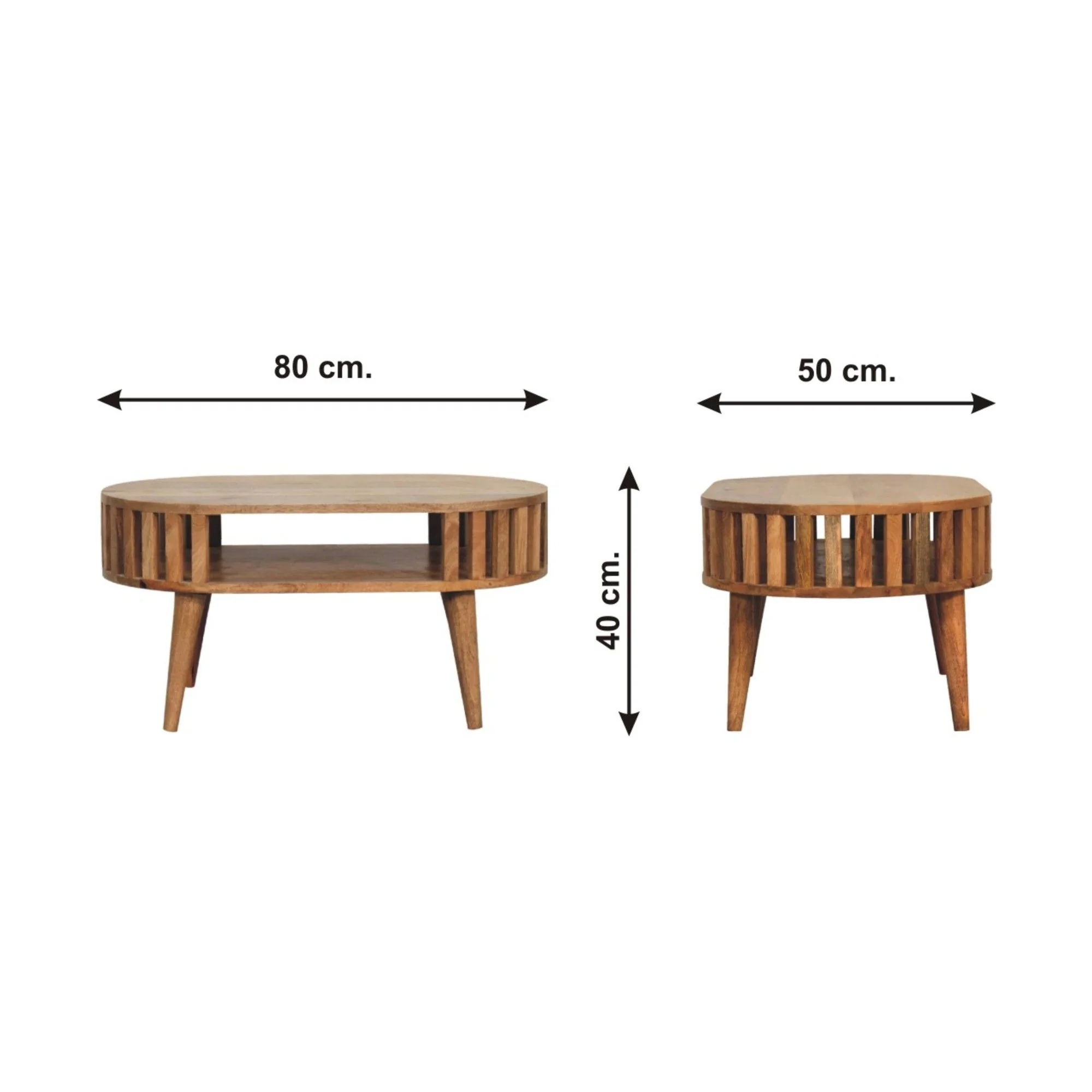 Ariella - Solid Wood Coffee Table - Image 4