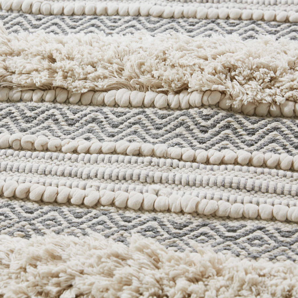 Asher - 20" x 32" Bath Rug - Gray - Image 3