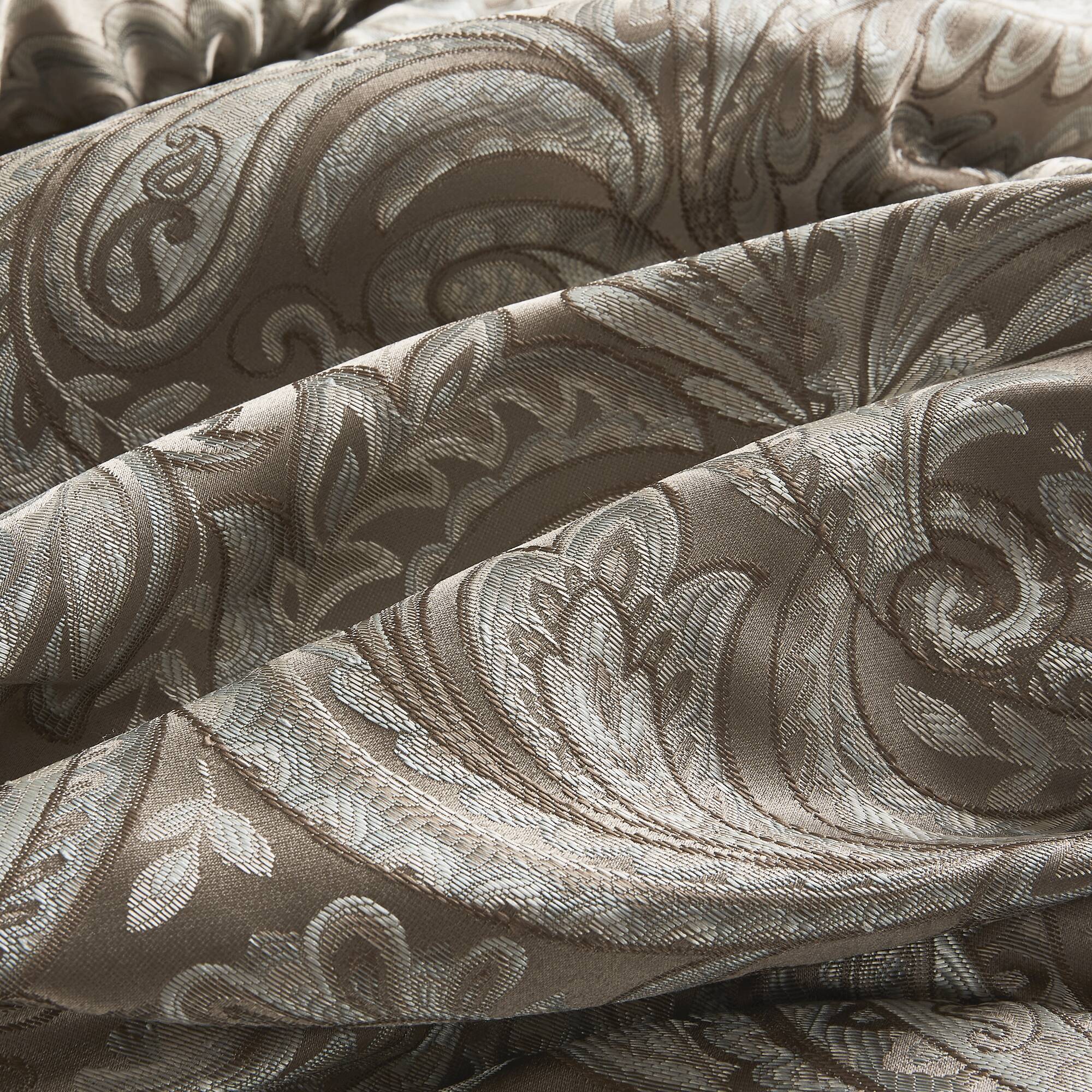 Aubrey - Queen 12 Piece Complete Bed Set - Blue / Brown - Image 2