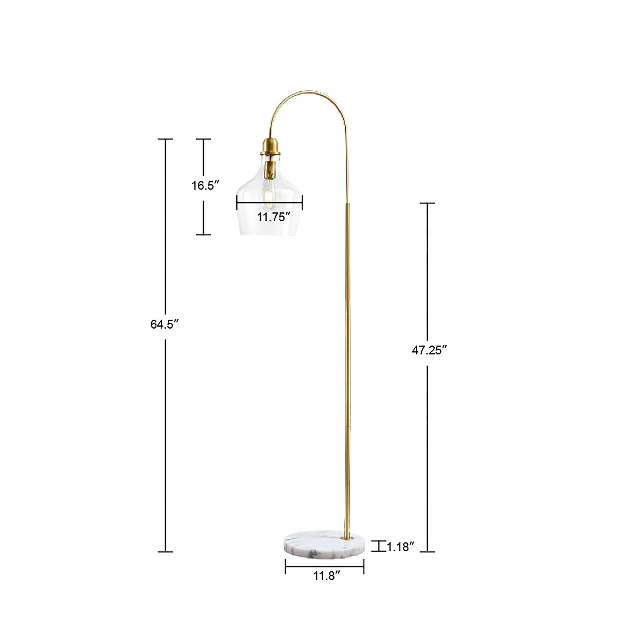 Auburn - Floor Lamp - Gold - Image 3