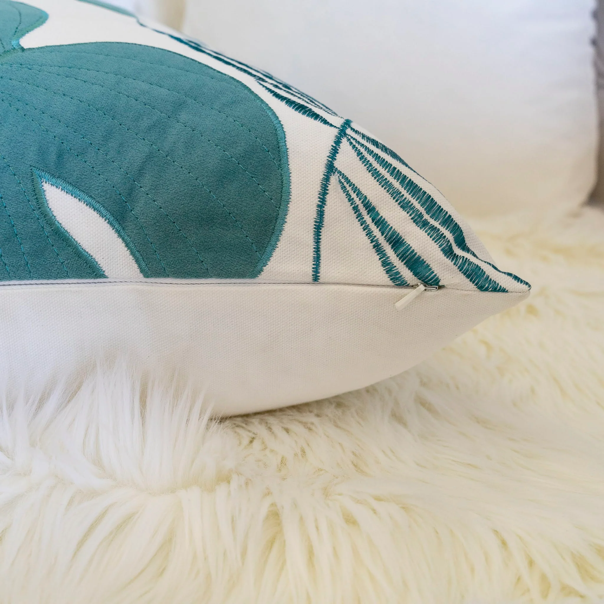 Autumn Vibes Leaf Accent Pillow - Image 7