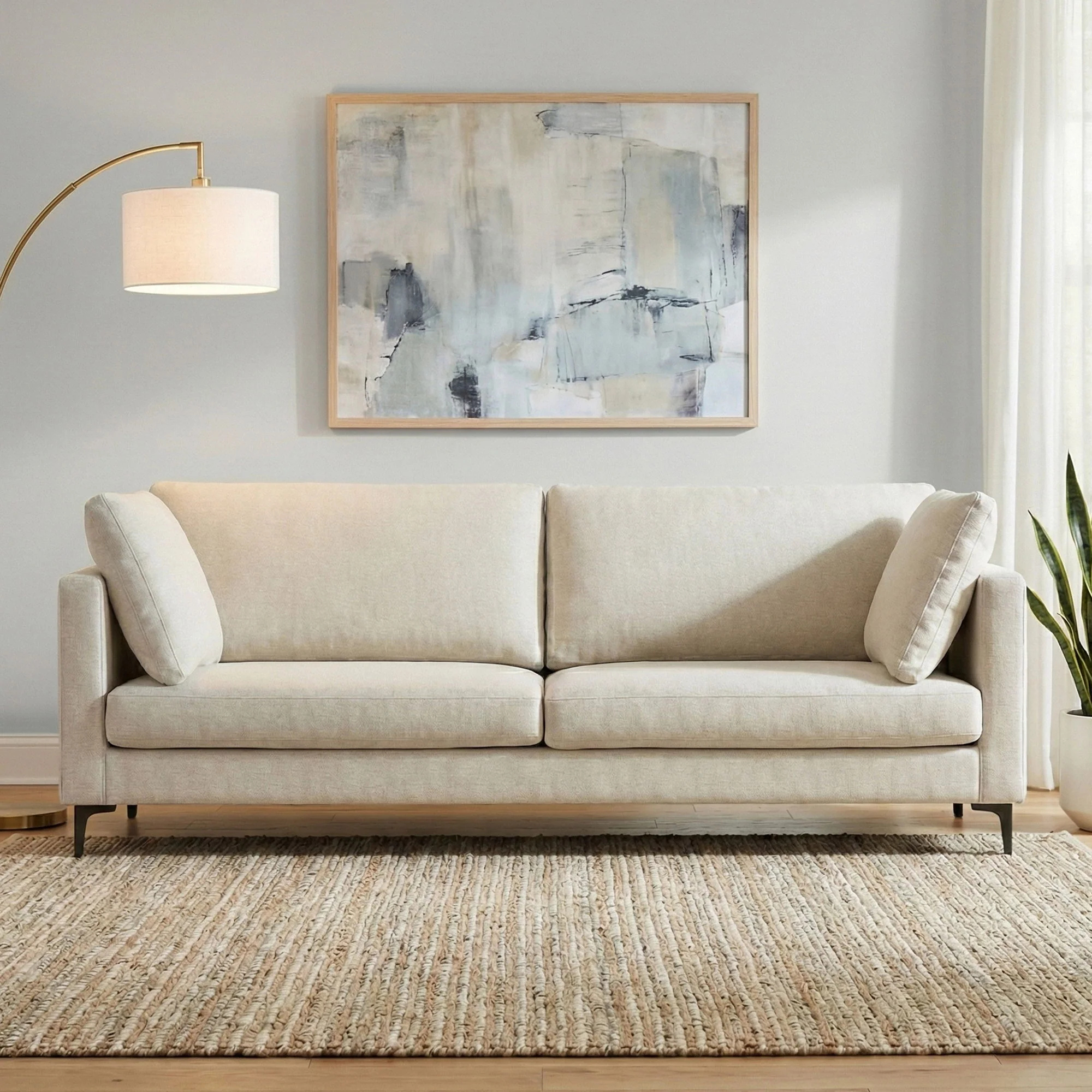 Ava - Mid Century Sofa, Upholstered - Image 2
